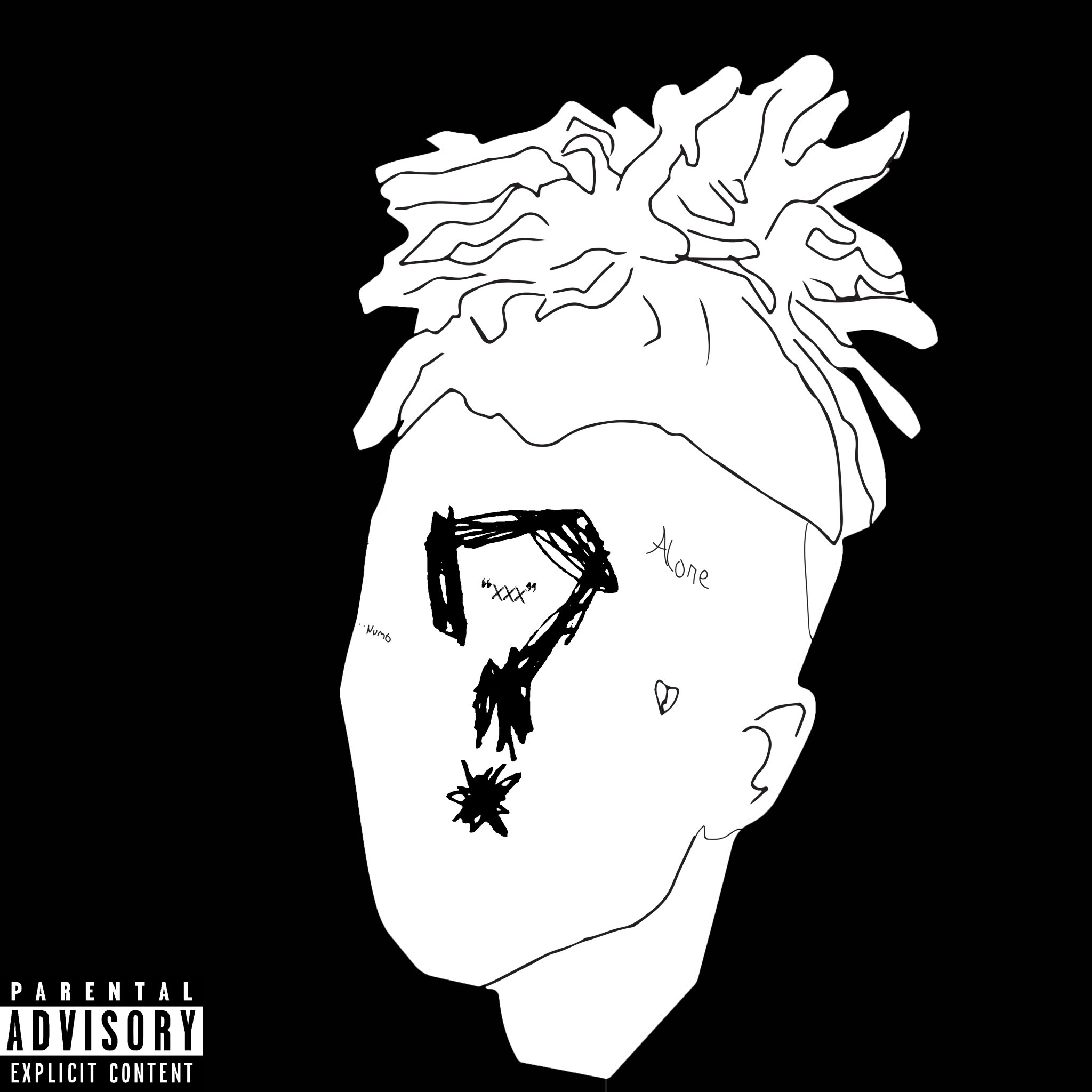 My own design for the "?" Album cover r/XXXTENTACION