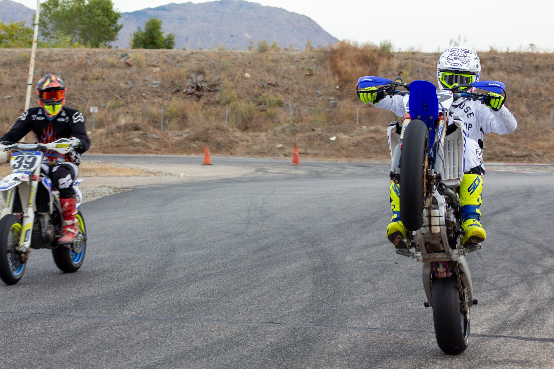 Wheelie Wednesday. supermoto