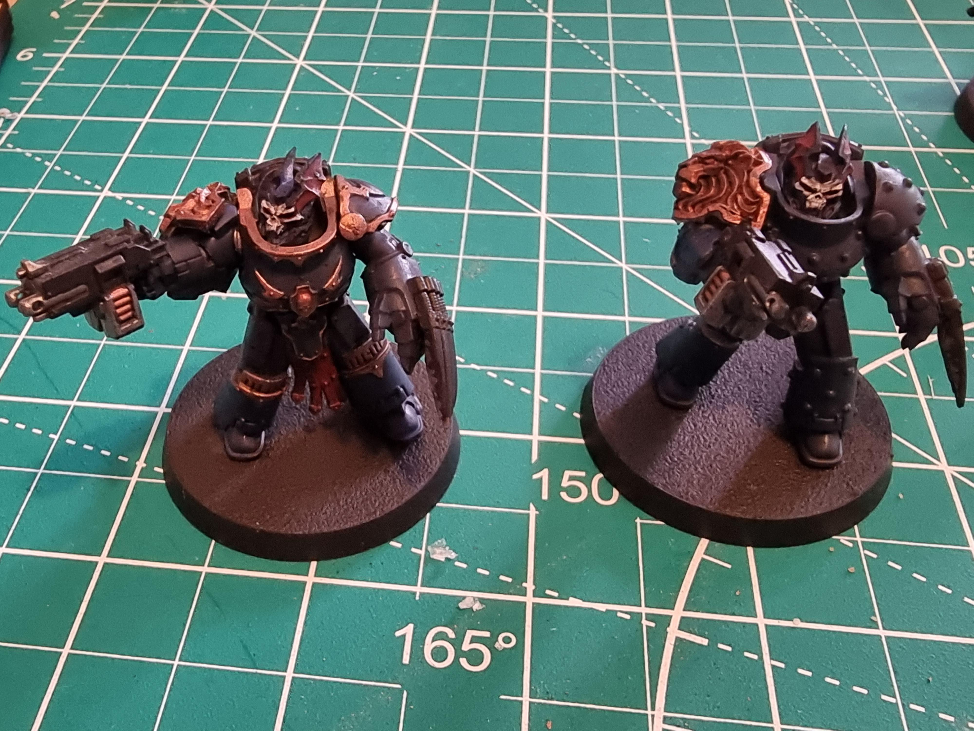 First terminators finished. Still in love with those puppetswar bits r/NightLords