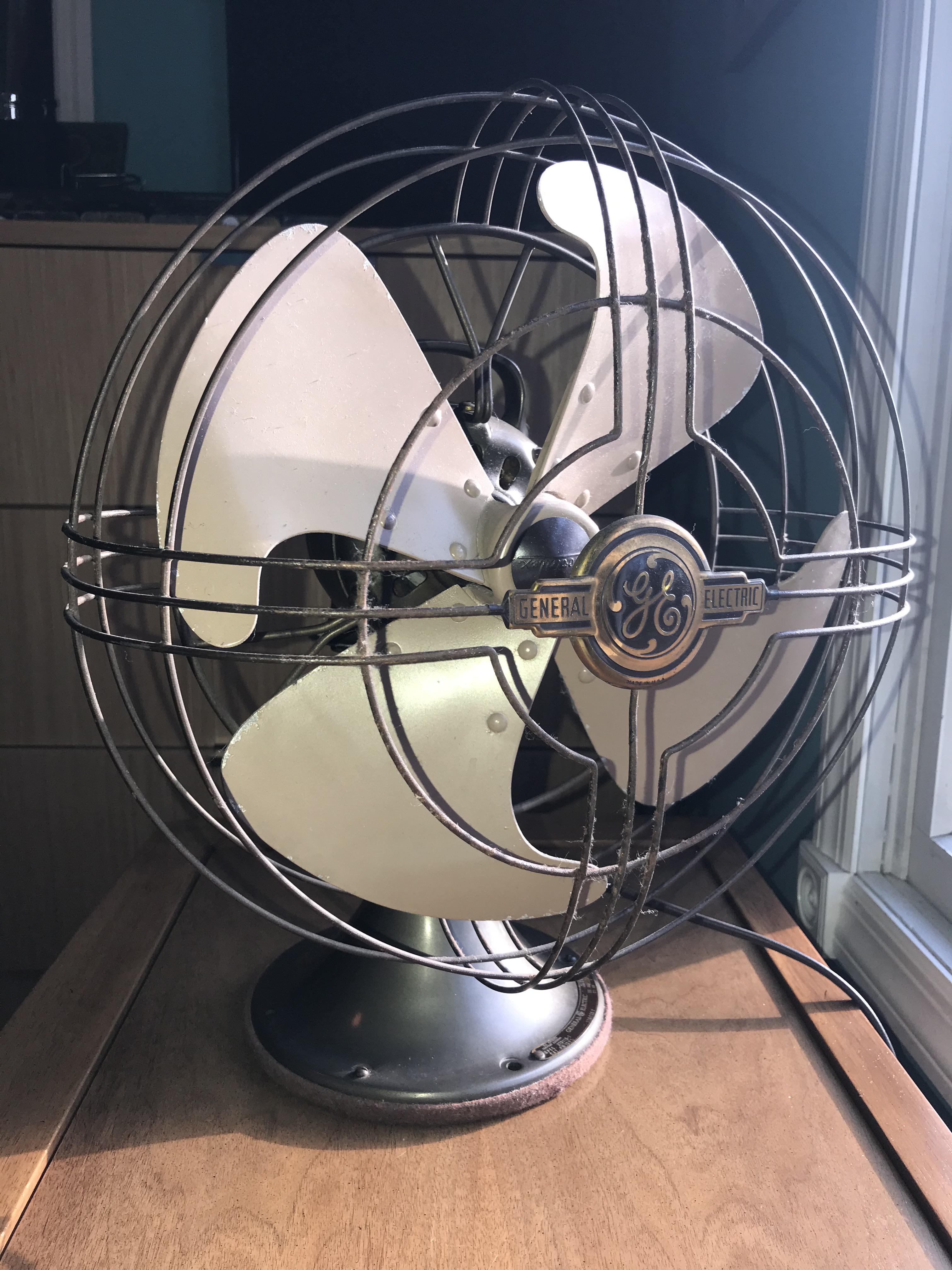 My General Electric Fan from the Late 1940’s r/vintage