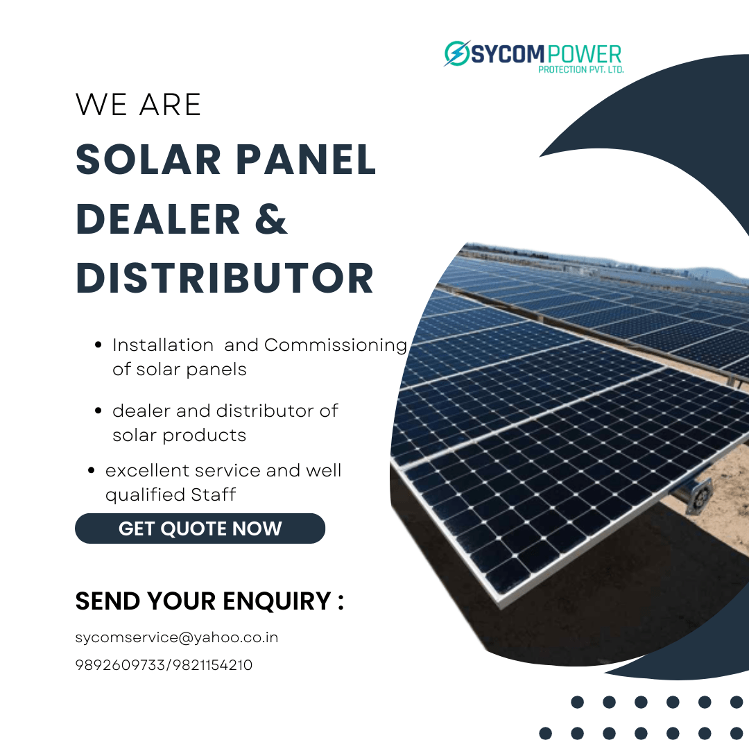 Solar Panel dealer and Distributor