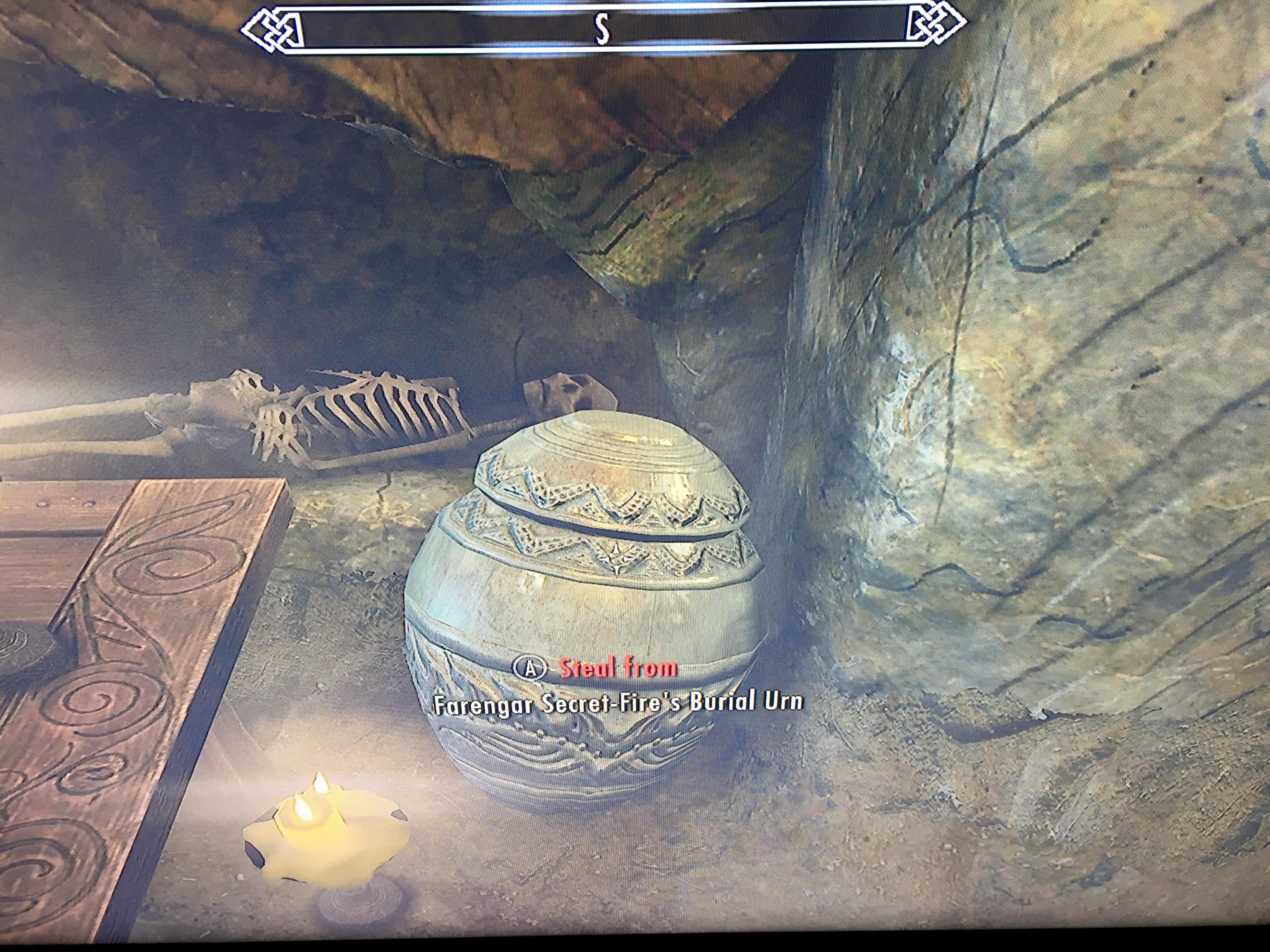 TIL that when you kill an NPC in Whiterun, a burial urn will appear in