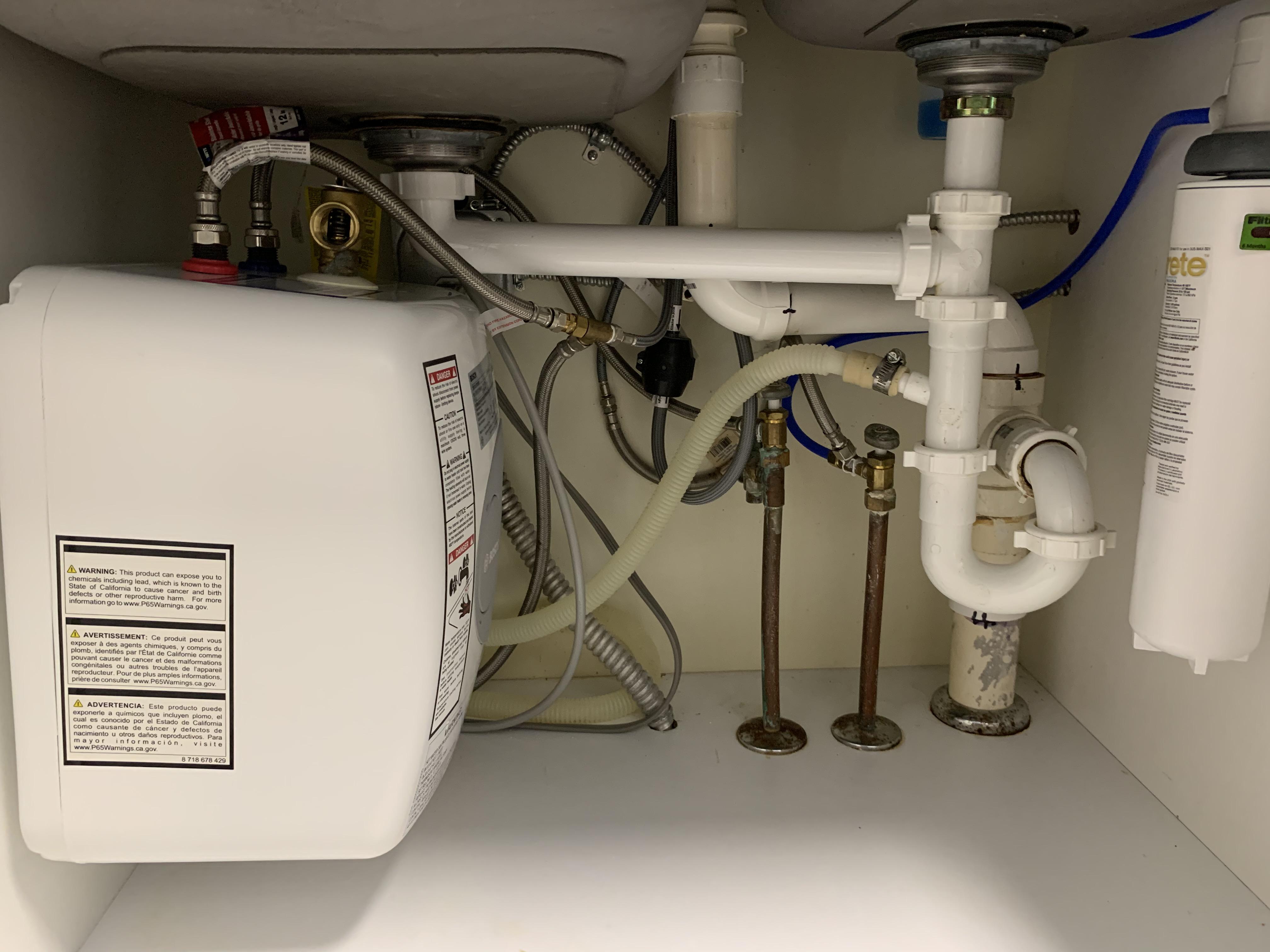 Mini Tank Hot Water Heater Under Kitchen Sink Leaking After Changing