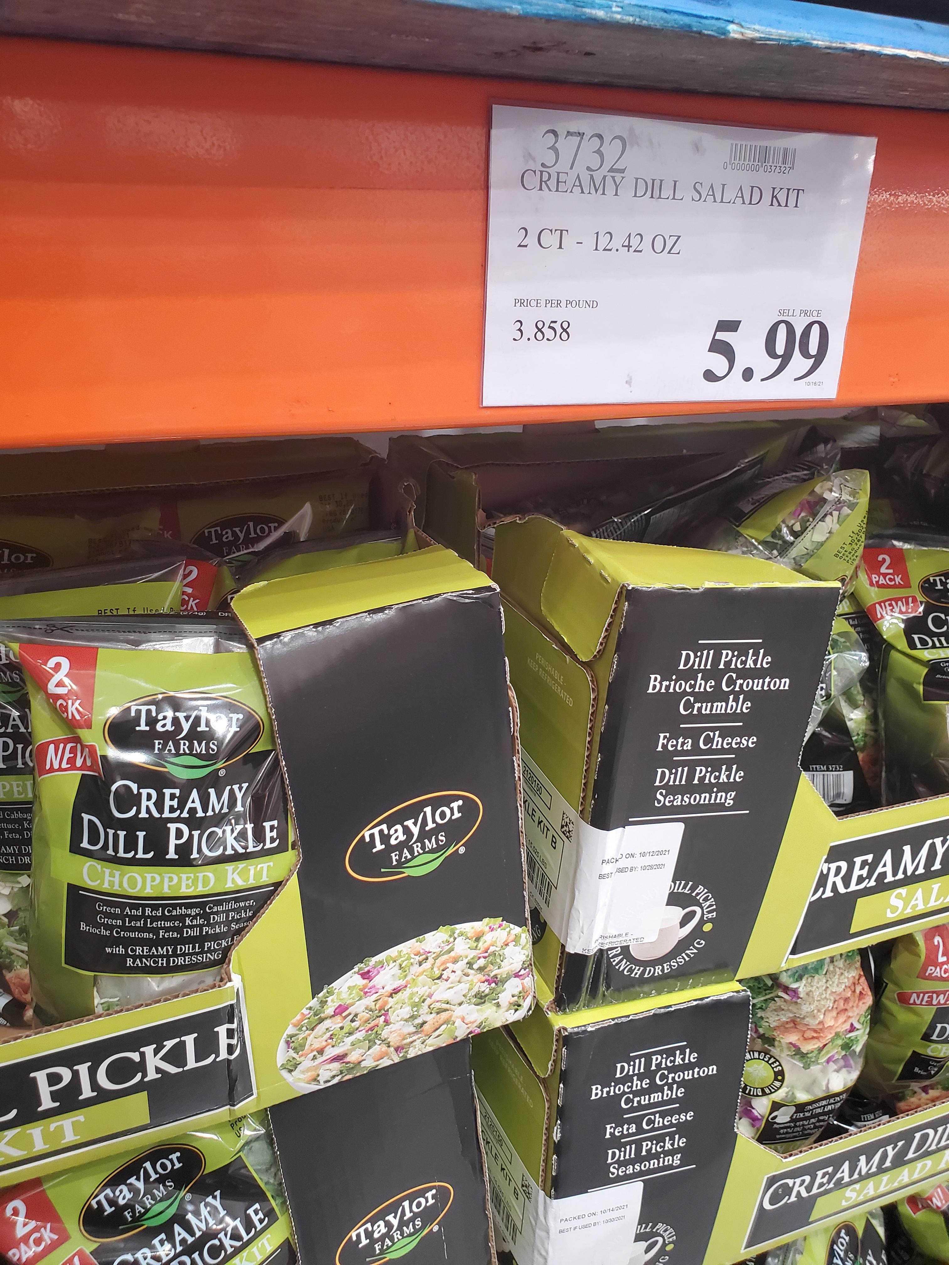 Creamy Dill Pickle salad is the best salad r/Costco