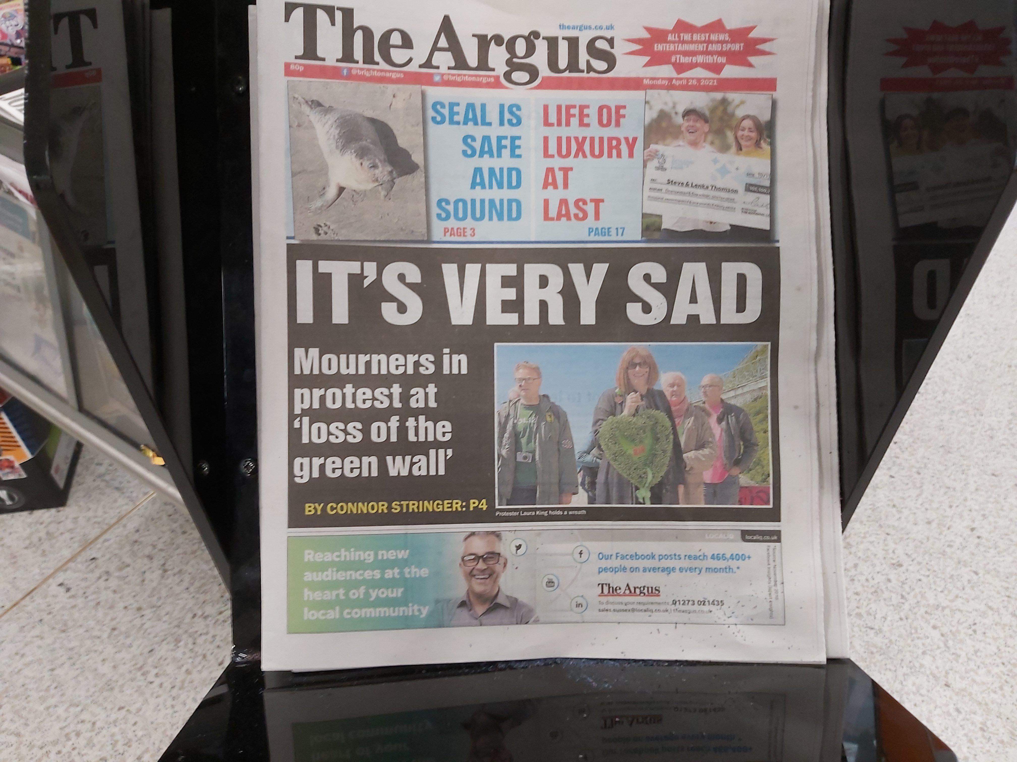 Brighton Argus. Telling it like it is. r/CasualUK