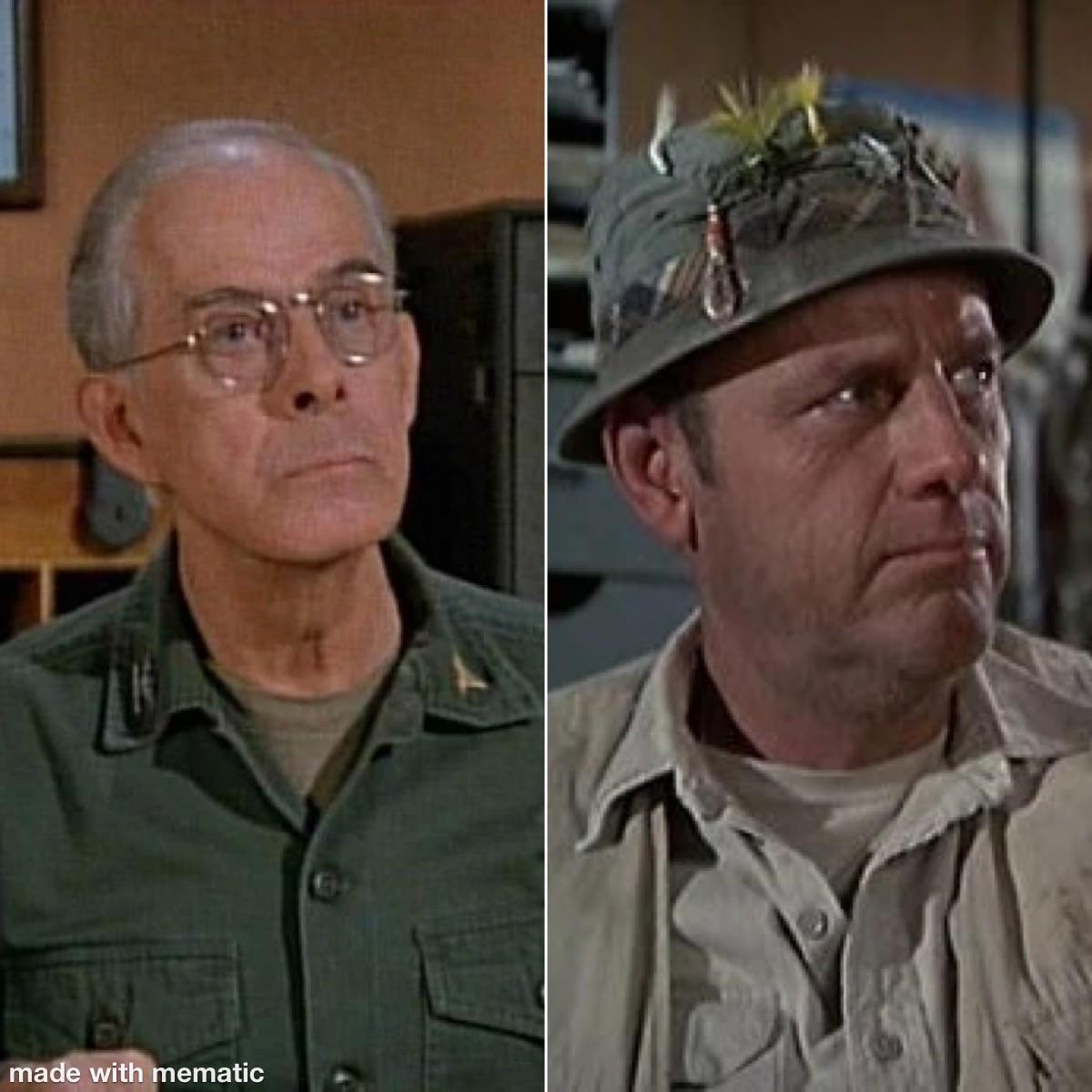 Colonel Potter takes command of the 4077 with Lt. Colonel Blank serving