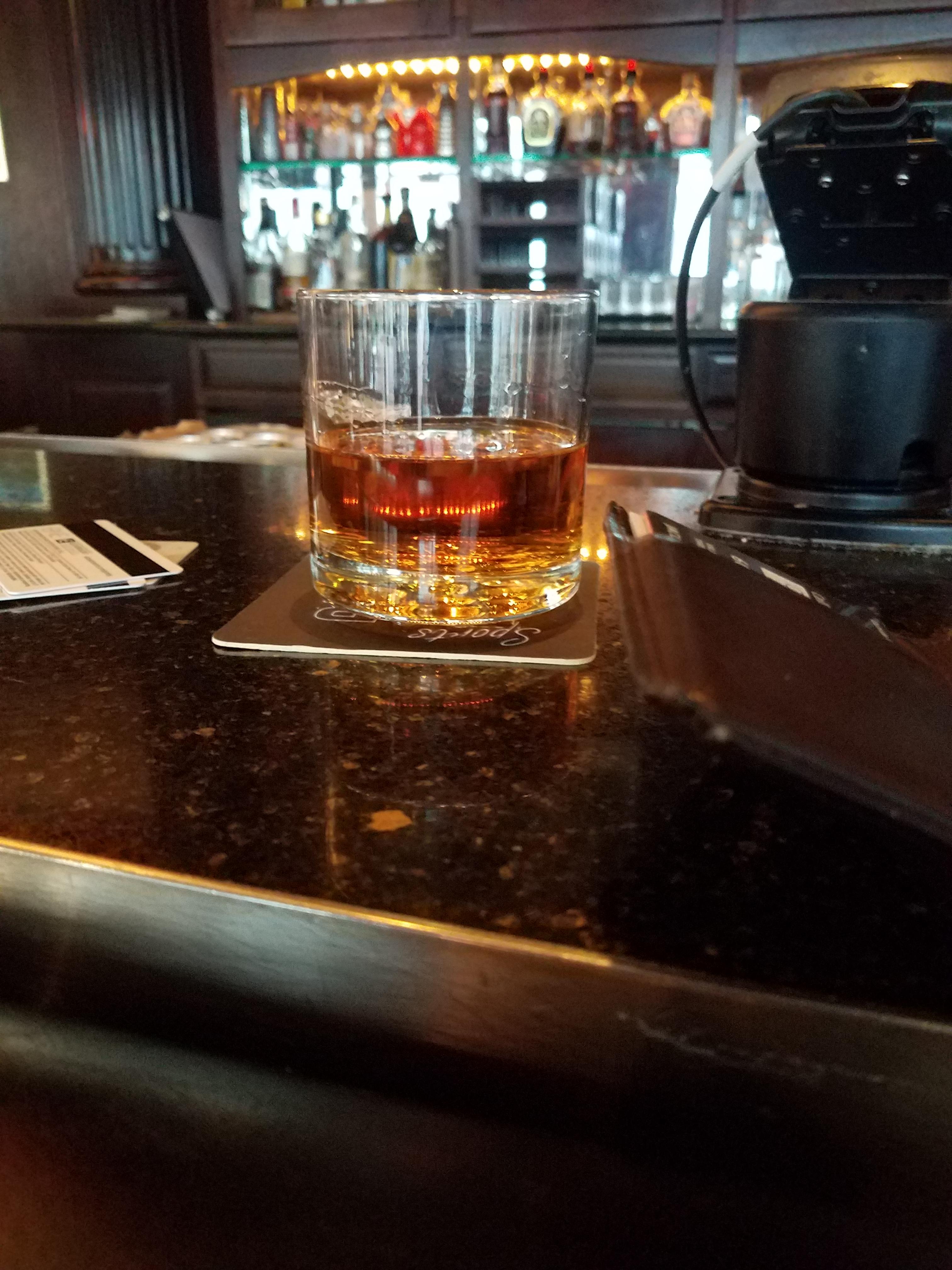I only had to spend 4.50 for this pour of Basil Hayden's. I wish they