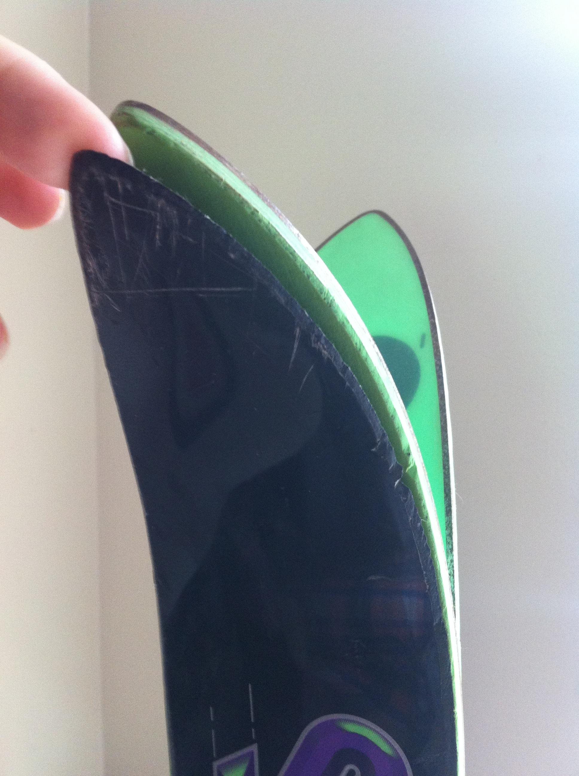 How can I fix a delaminated ski tip? r/skiing