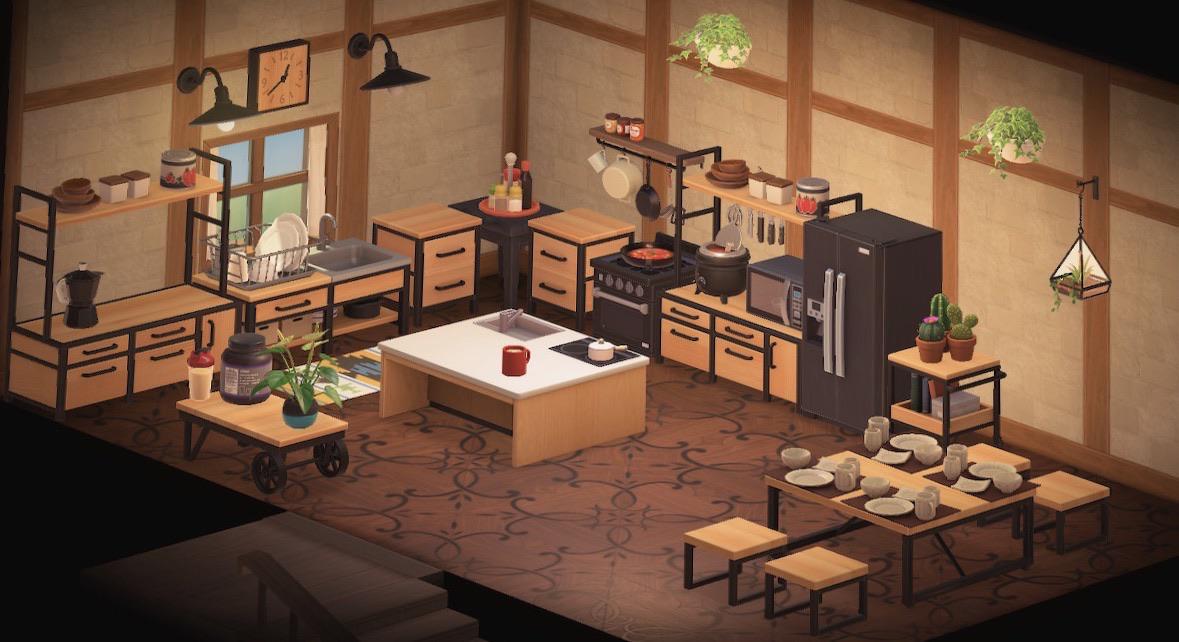 I finally finished my kitchen. It's another ironwood style, but I like