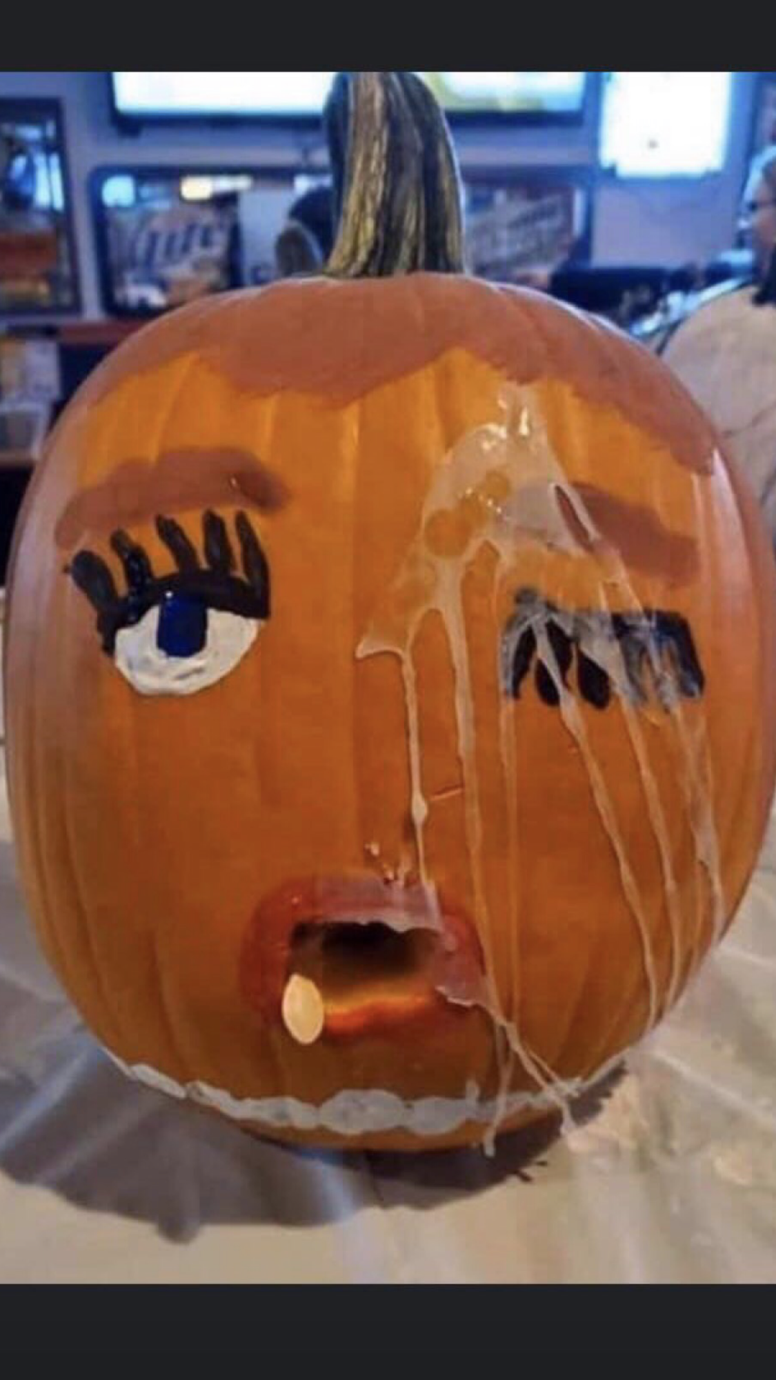 How to get disqualified from the office pumpkin decorating contest trashy