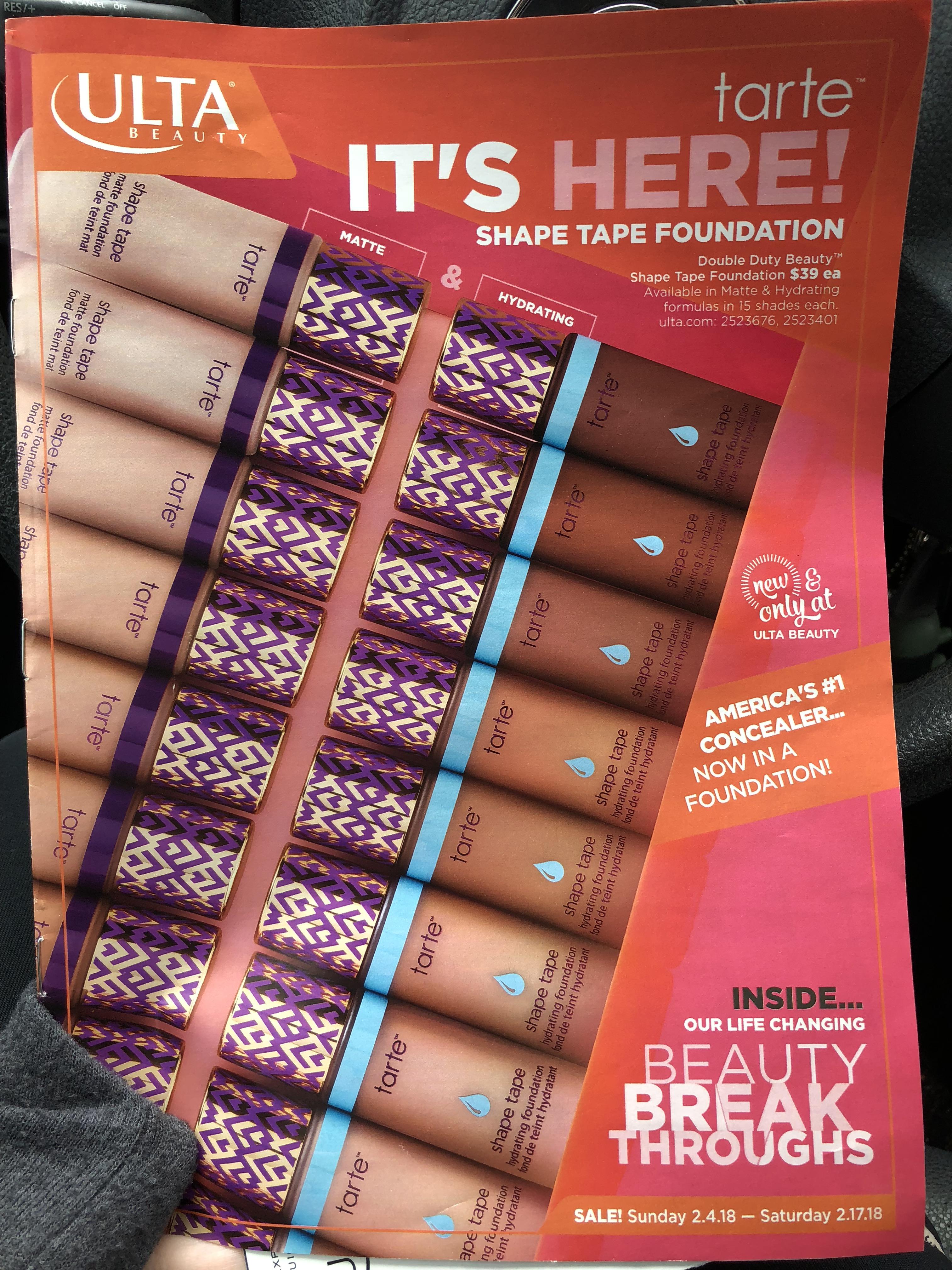 This month’s Ulta ad... did tarte add the rest of the shades or did