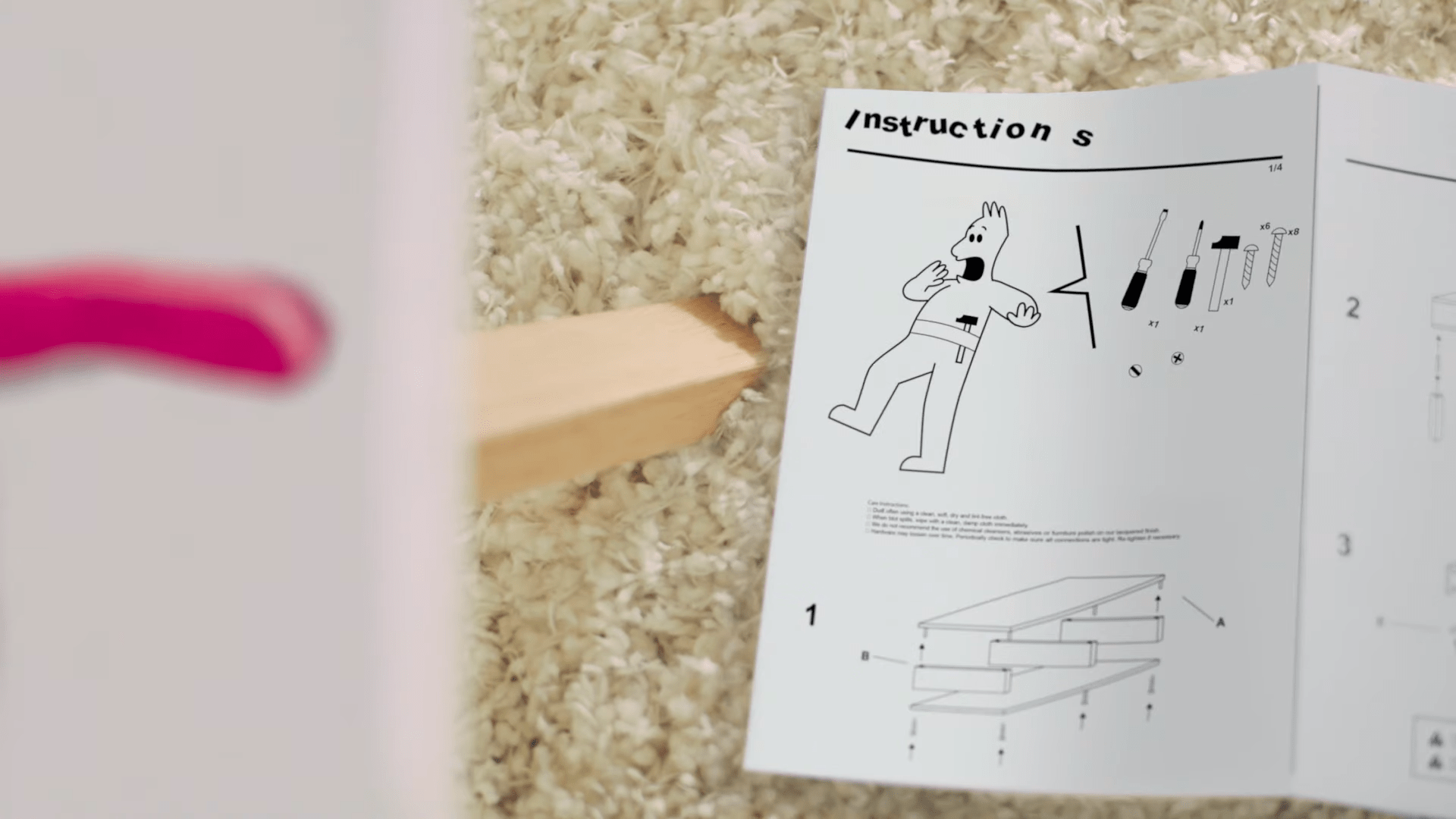 Bounty's latest "NOOOOOOOOOO!!!" commercial? The IKEA man screaming