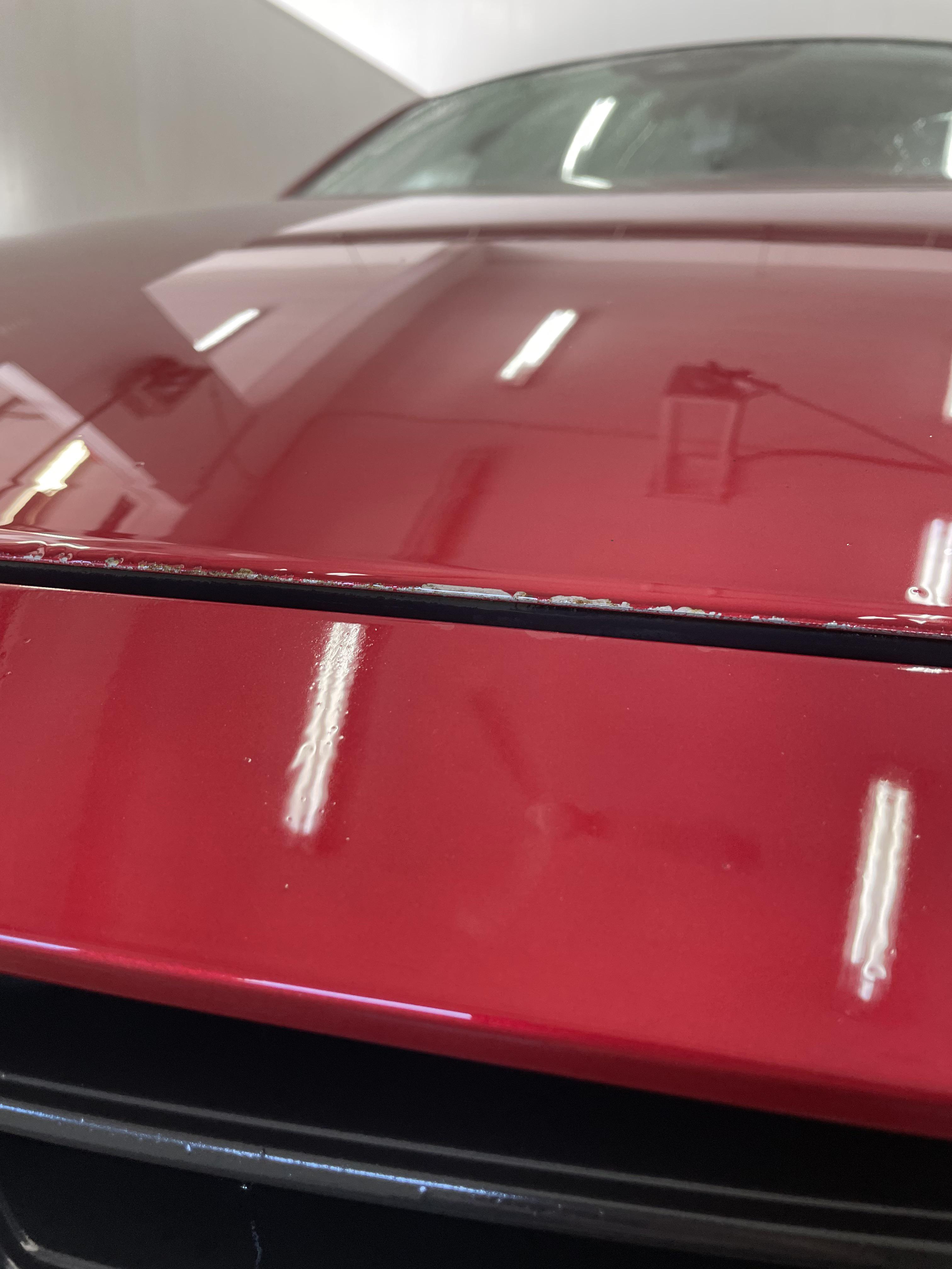 I got heavy chipping up front of my hood, rust is starting to form. I’m