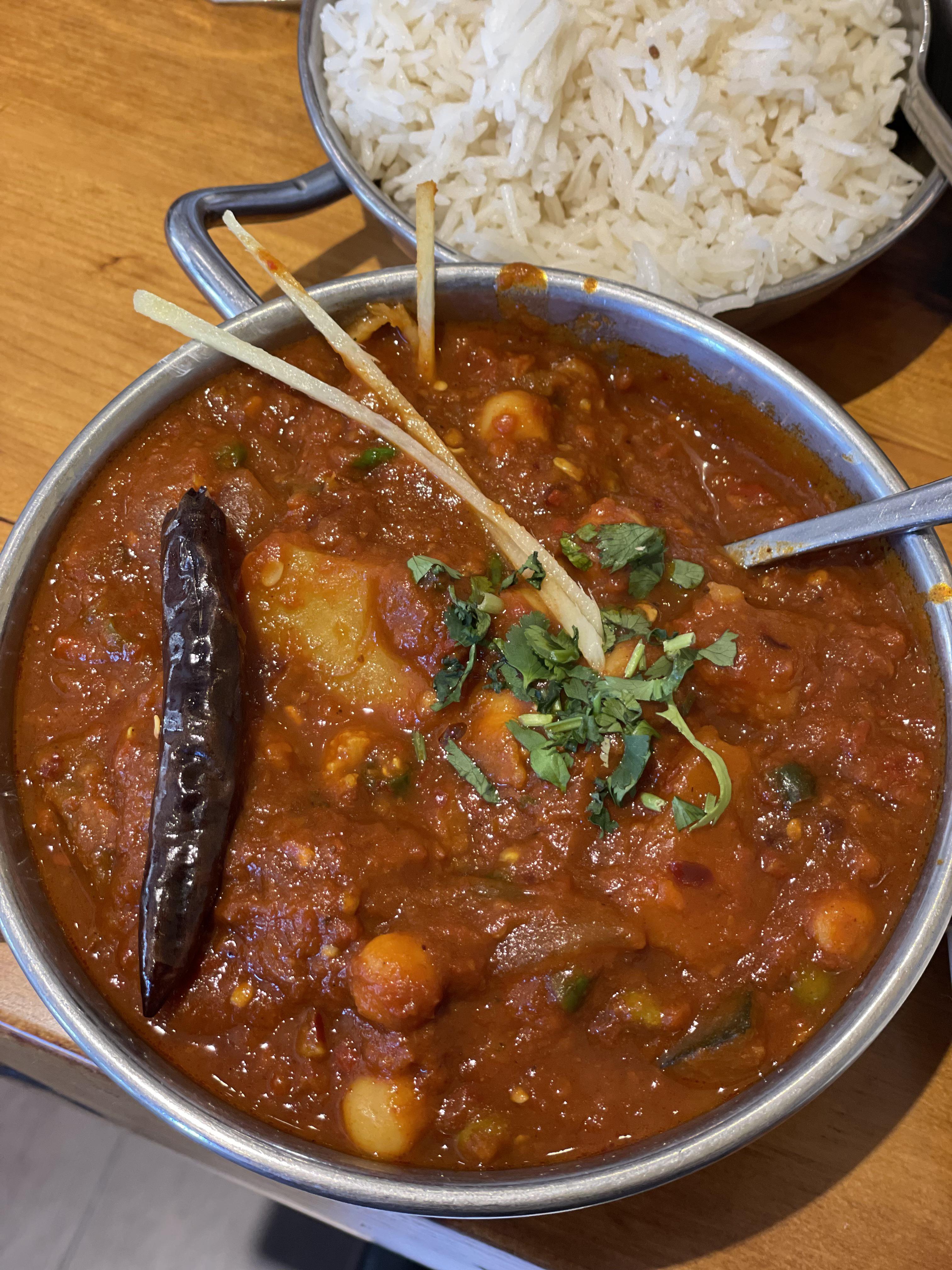 Ordered some Phaal curry today at Brick Lane Curry House. I was barely