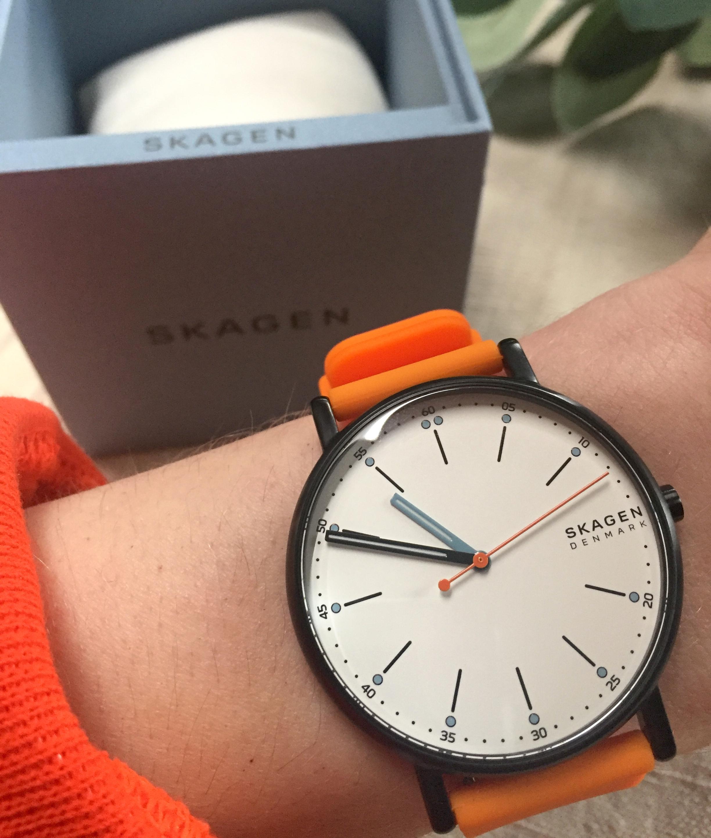 [Skagen Men's Signatur SKW6374] with silicone Barton band (thanks to