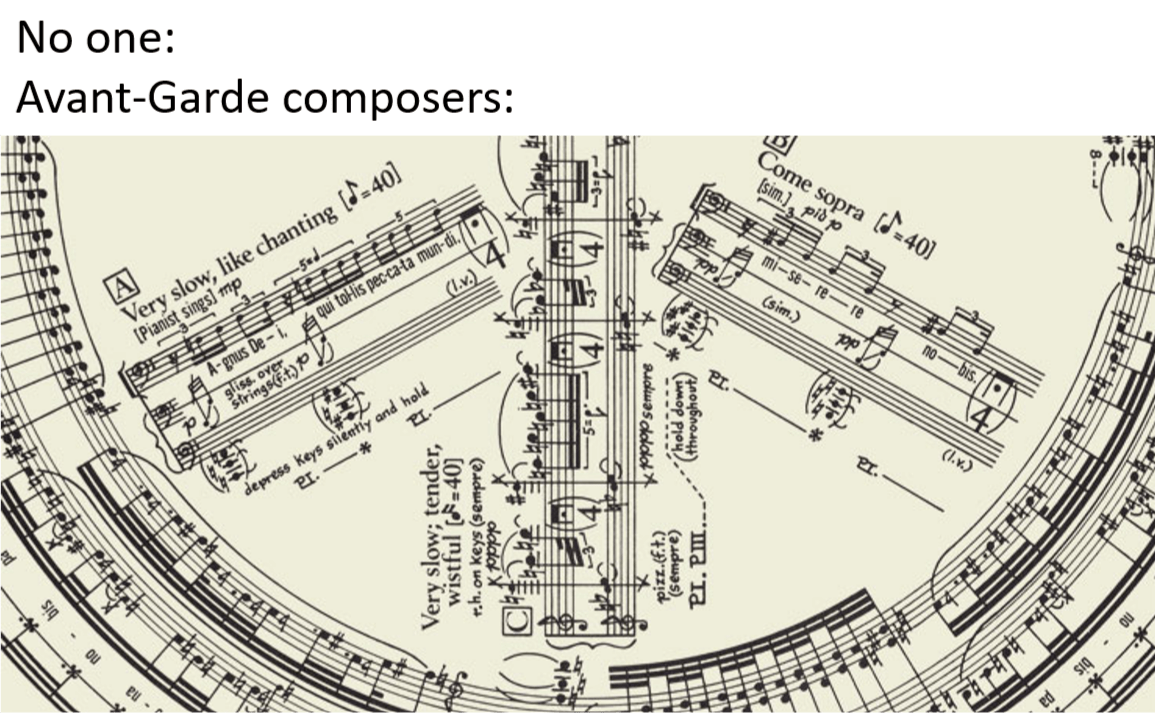 AvantGarde composers r/lingling40hrs