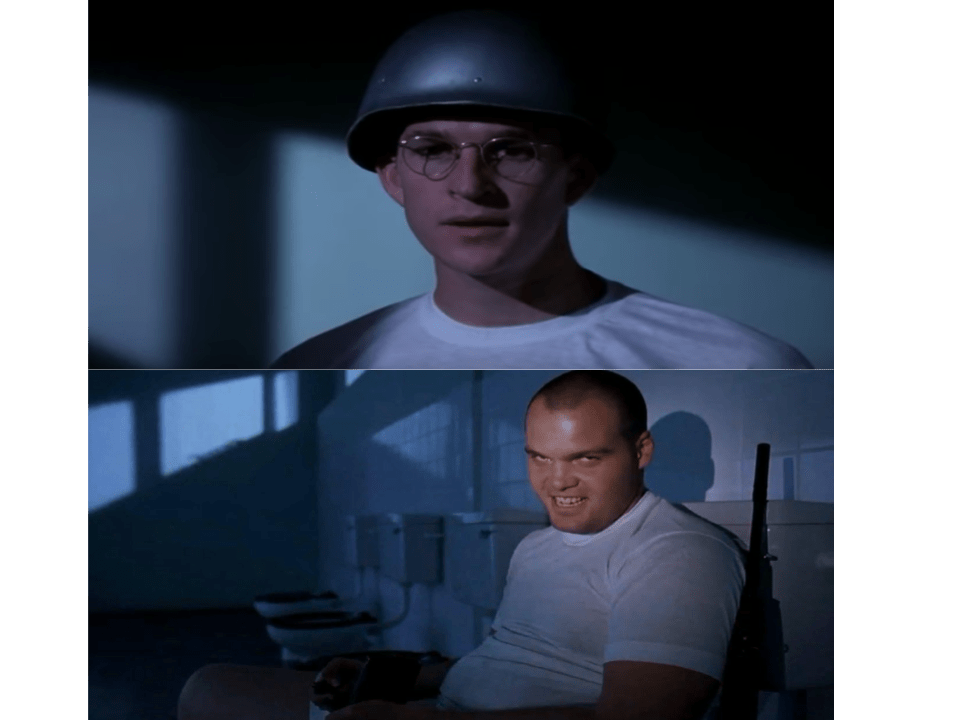 Scary Guy in Bathroom Full Metal Jacket InsiderMemeTrading