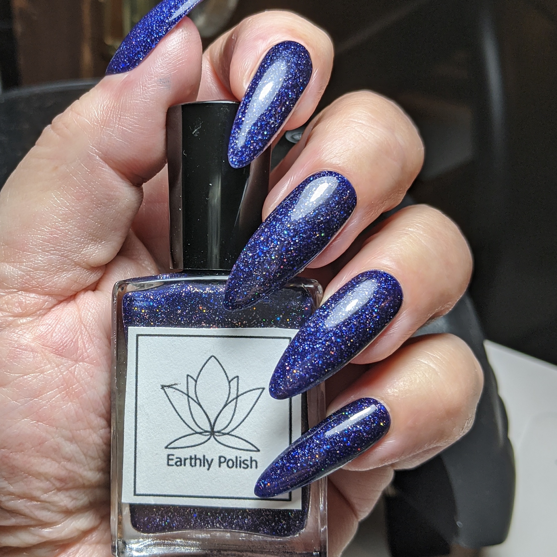 Earthly Polish...Grape Jelly is a beautiful blurple jelly loaded with