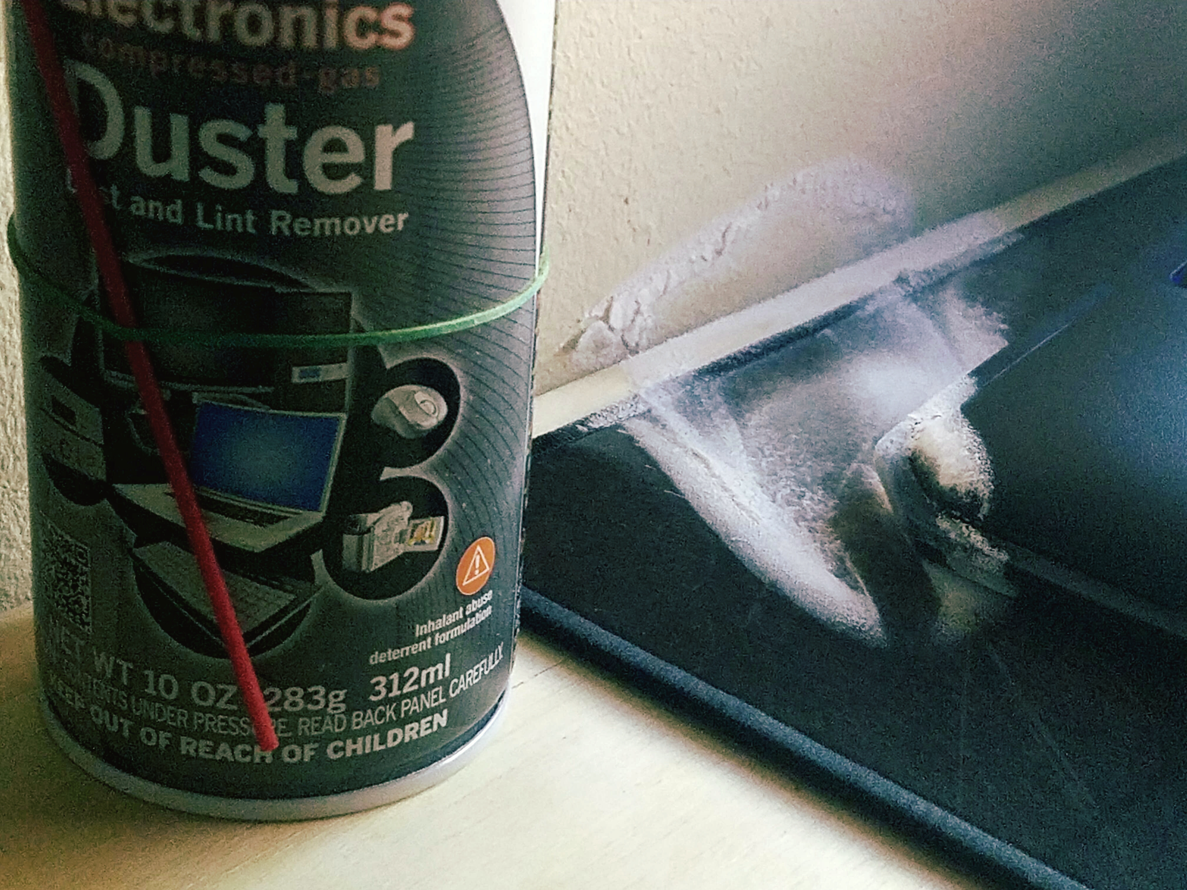 What it looks like to use upside down air duster on a bug. r/pcmasterrace