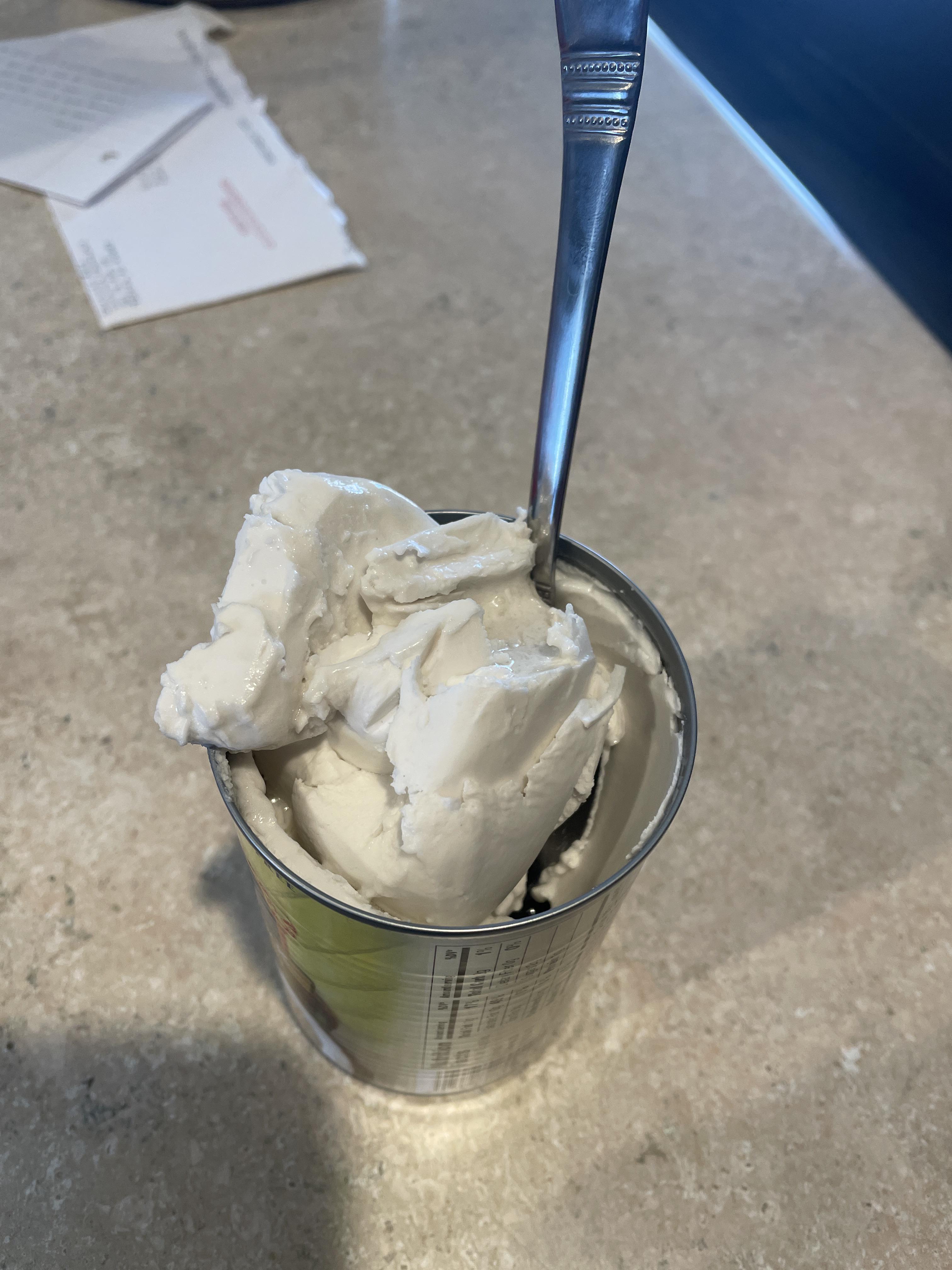 Is canned coconut milk supposed to look like this?? r/dairyfree