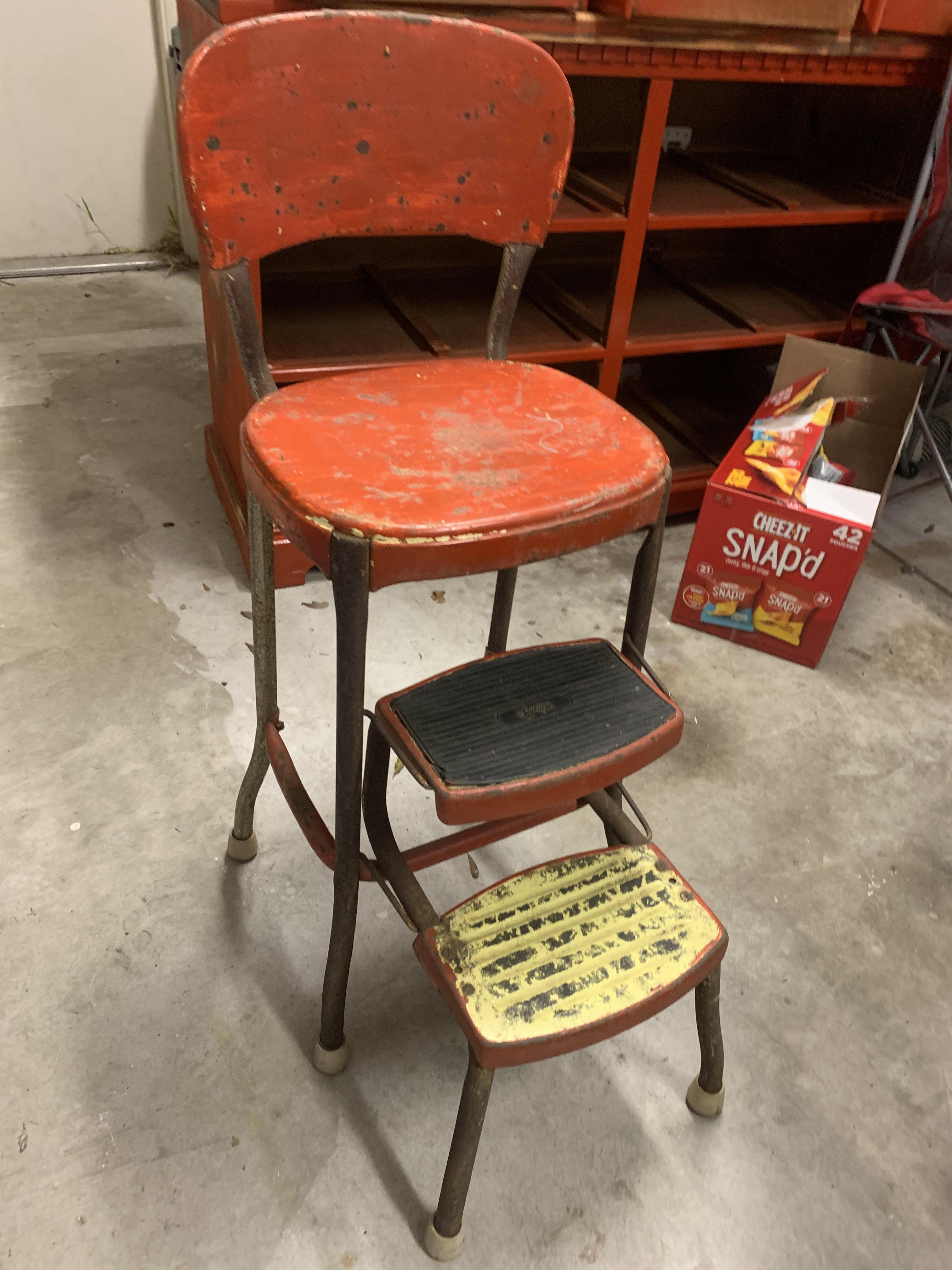 Advice for restoring this stylaire step stool chair? r/NewAgain