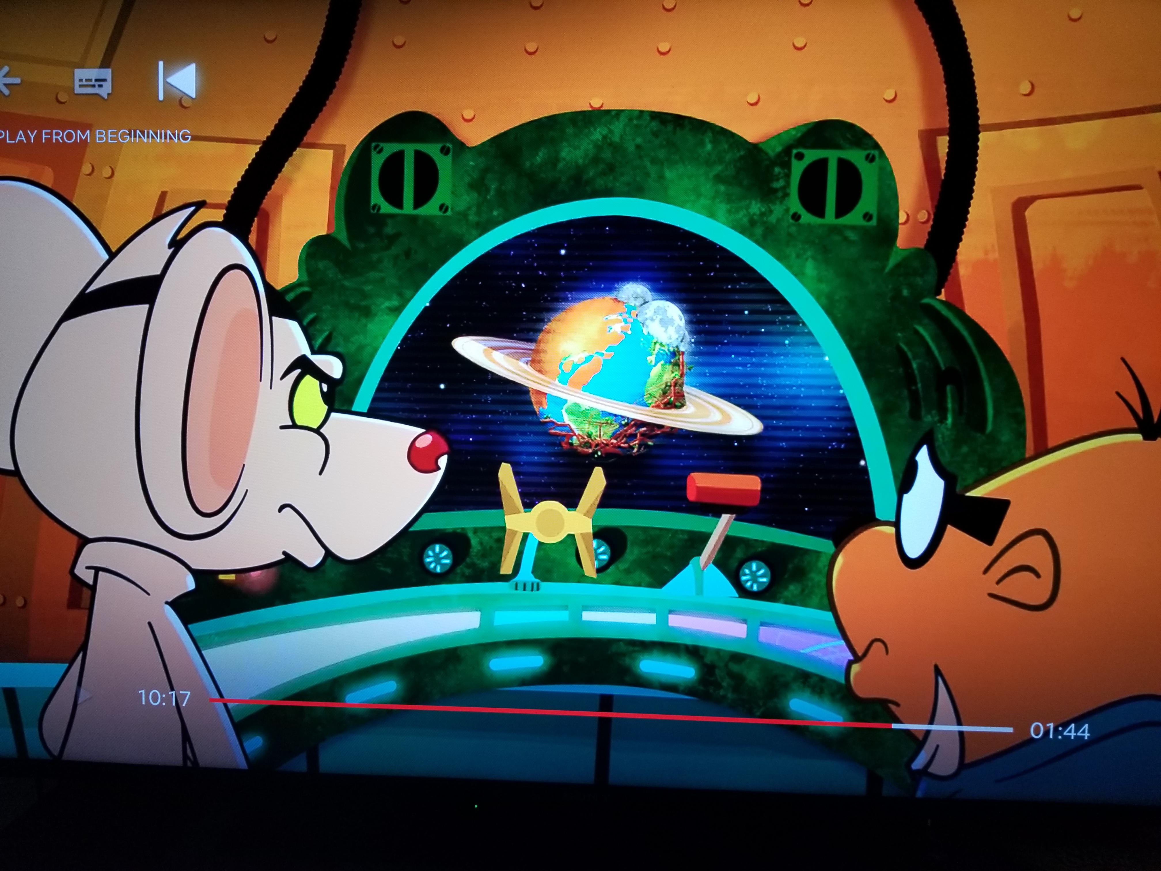 Danger Mouse S2 E18) supporting our troops! r