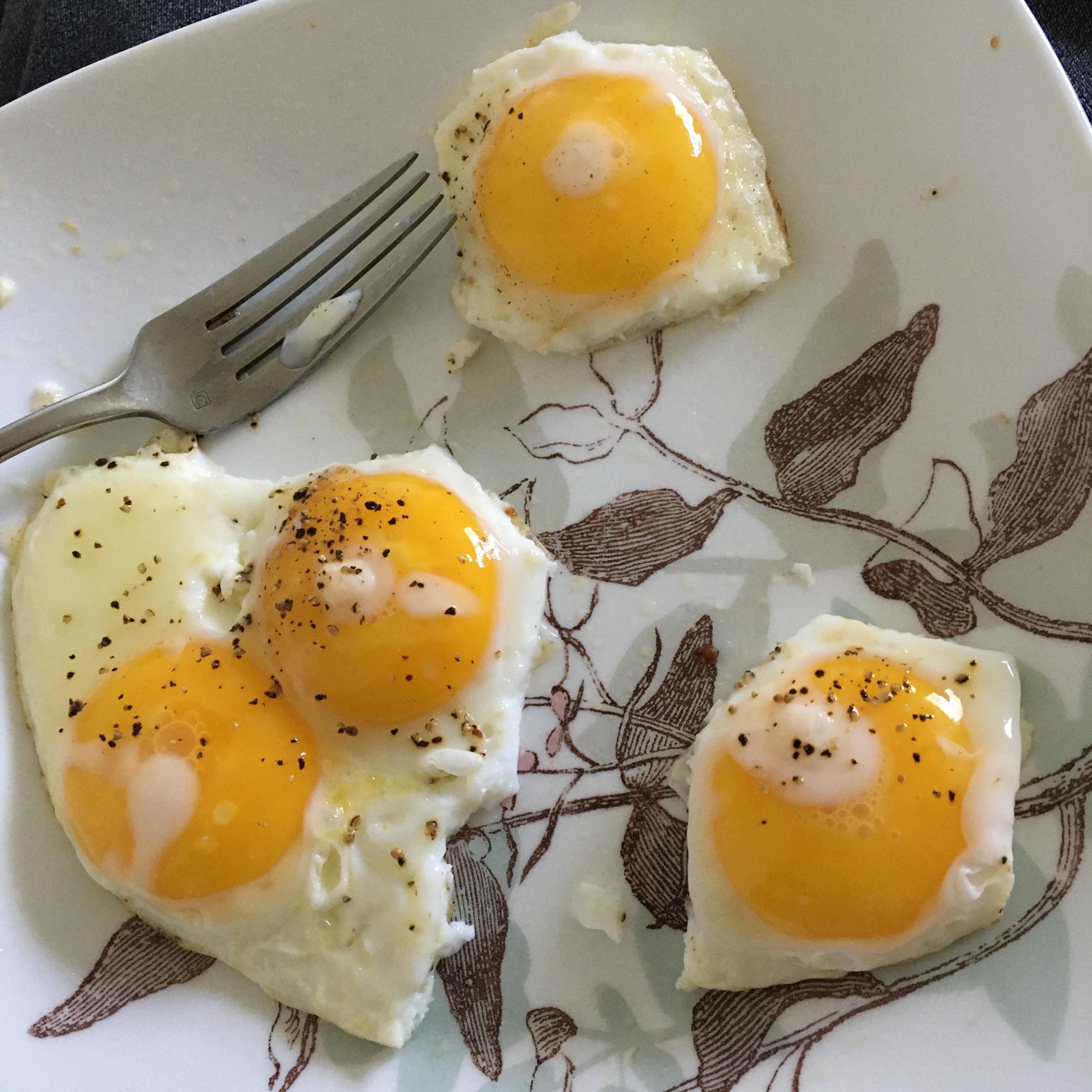 Does anyone else eat around the yolk and save them for last? Or am I