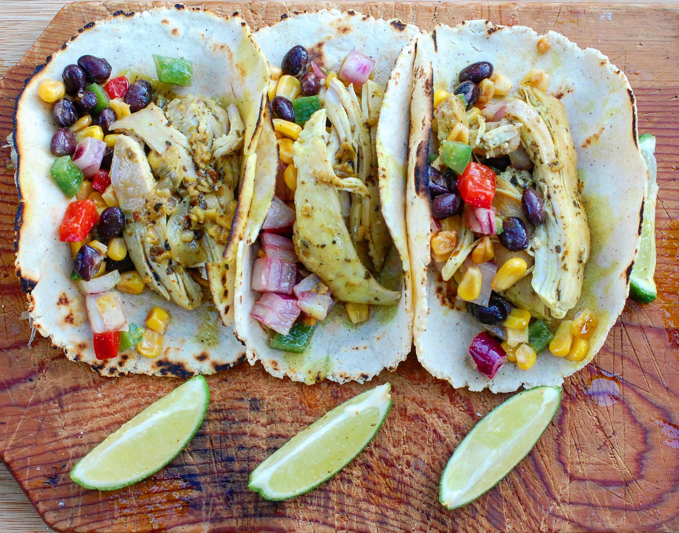 Chicken tacos on homemade Tortillas r/FoodPorn