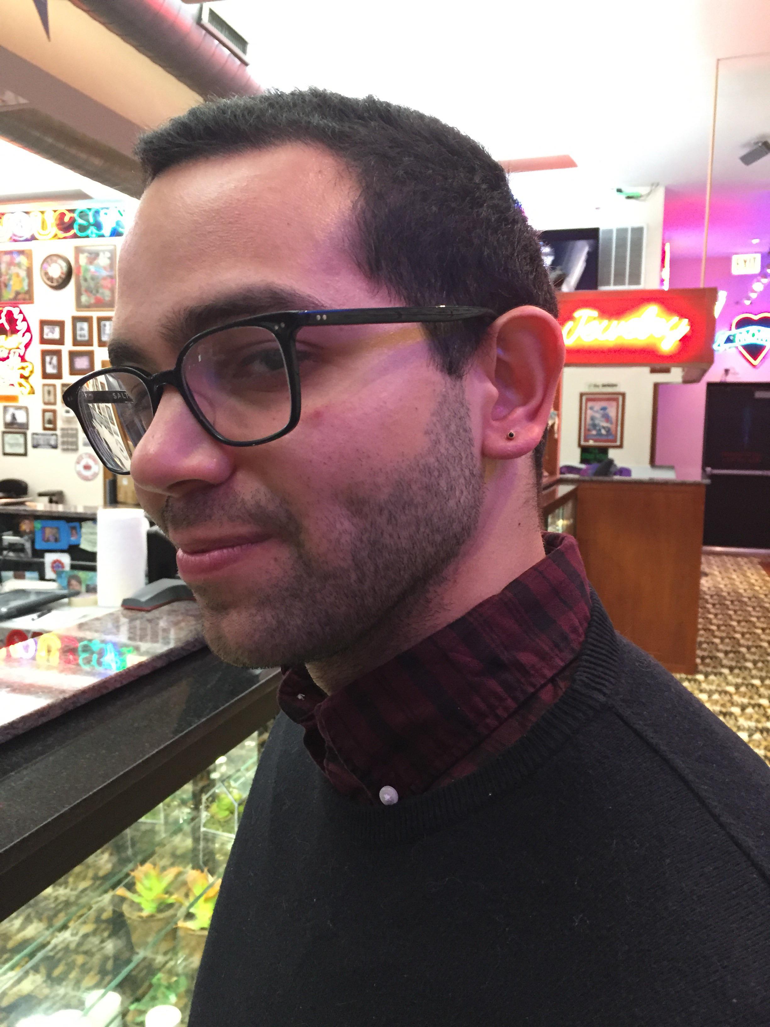 My first piercings! Probably my only ones. Tattoo Factory