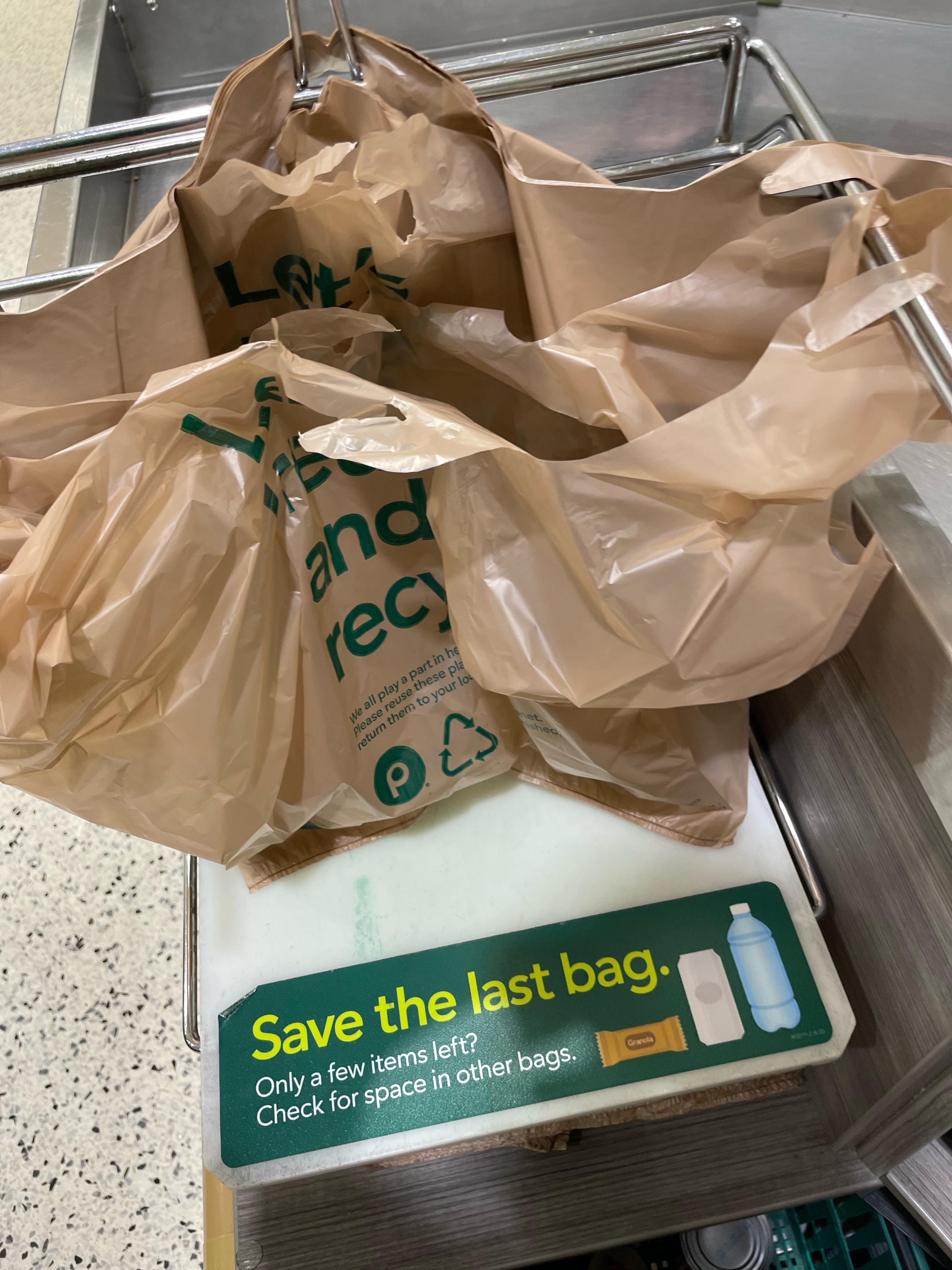 Anyone else’s plastic bags just suck? All they do now is stick together