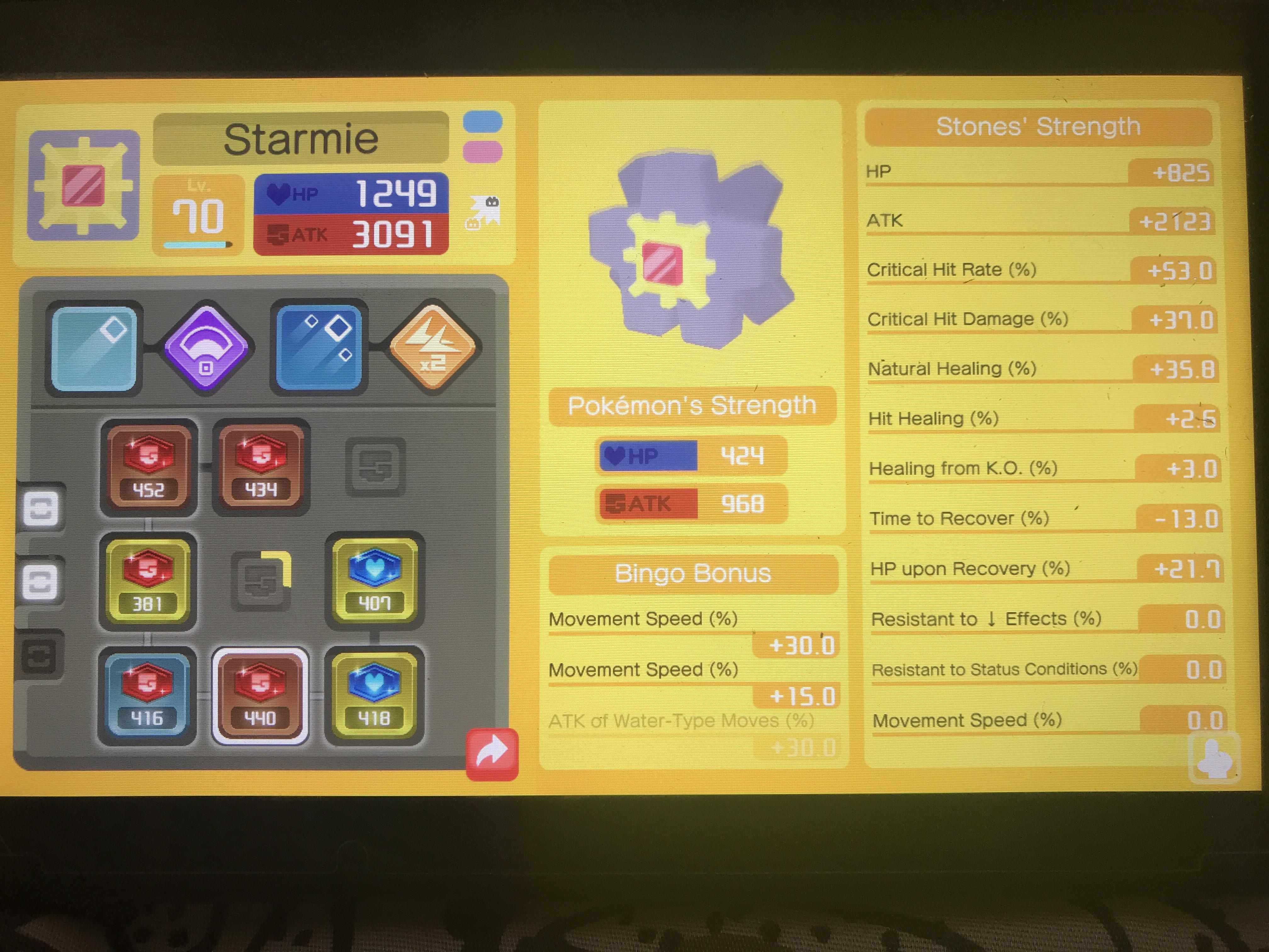 Is my Starmie any good? r/PokemonQuest
