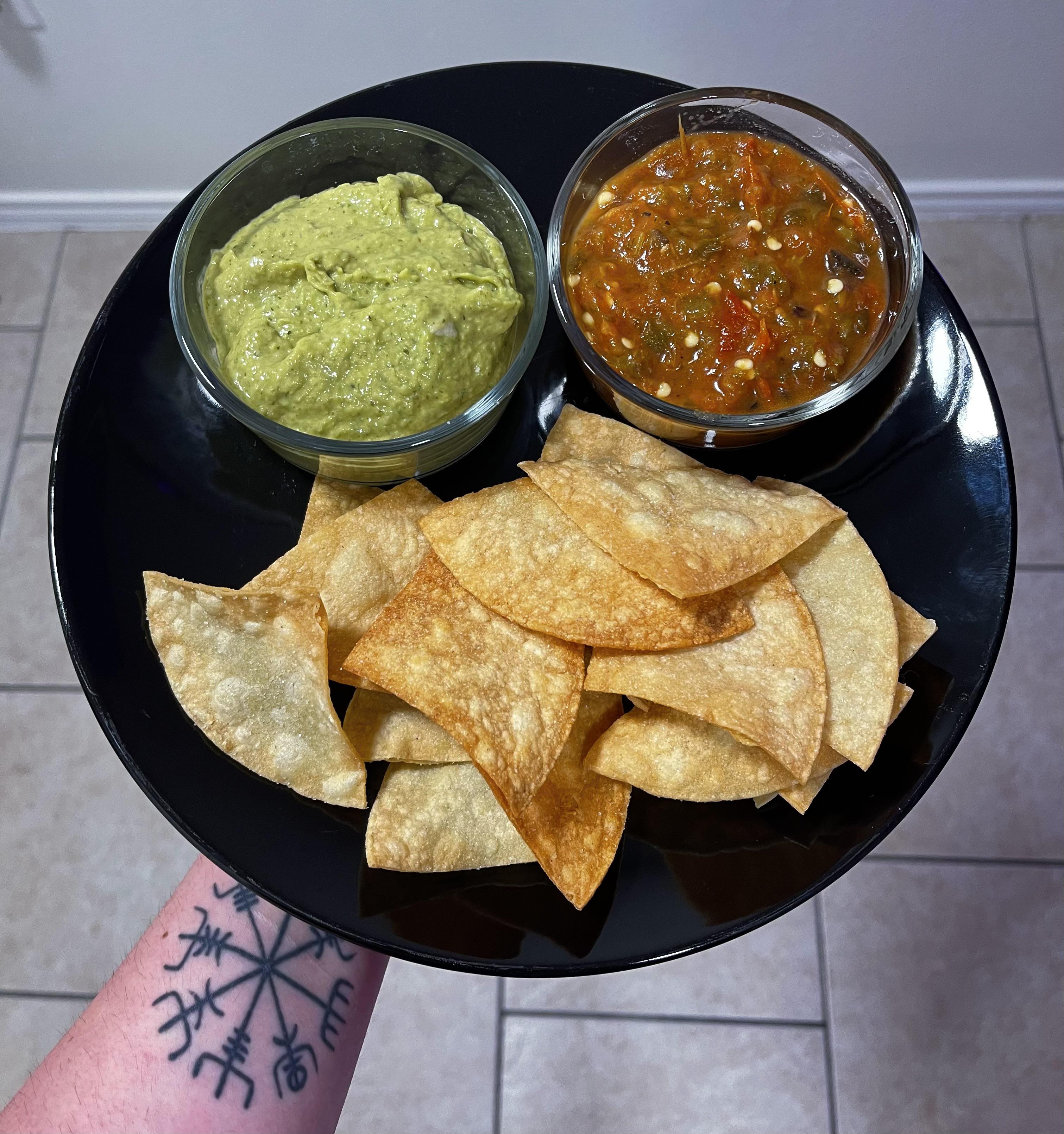Was told my homemade guacamole, salsa, and chips belongs here. List of
