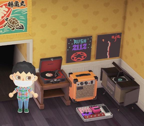 Got my music area set up in Animal Crossing r/SteelyDan