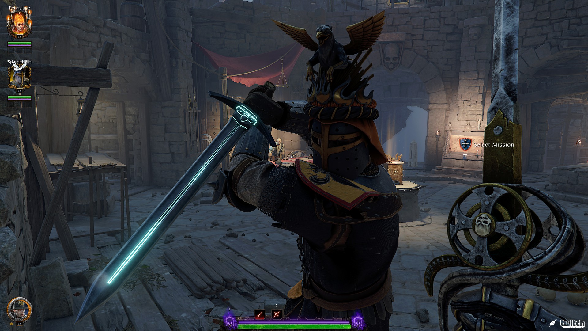 Grail Knight Vermintide 2 Cosmetics Testando Produtos Cosmeticos