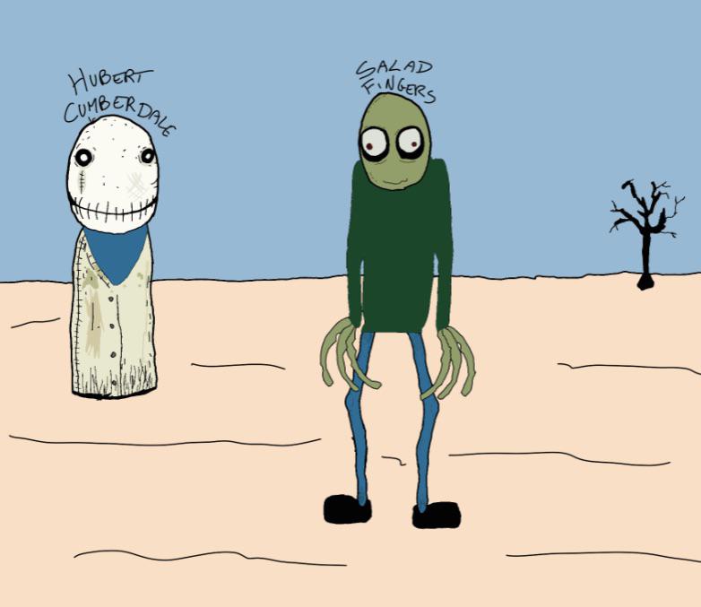 The feeling of rust… against my salad fingers… r/SaladFingers