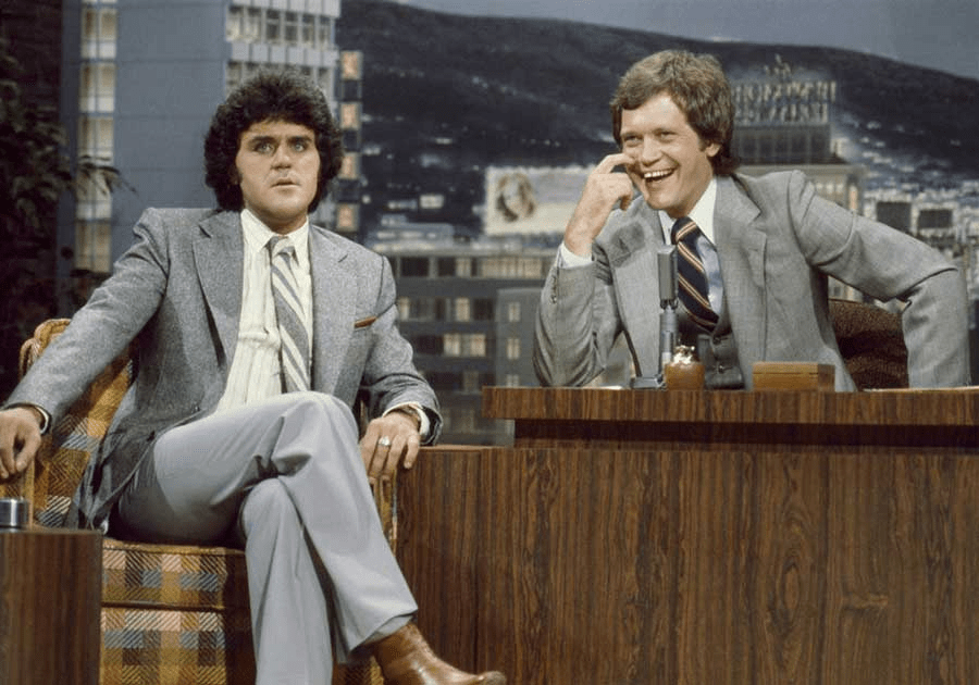 Jay Leno and David Letterman. 1979 r/OldSchoolCelebs