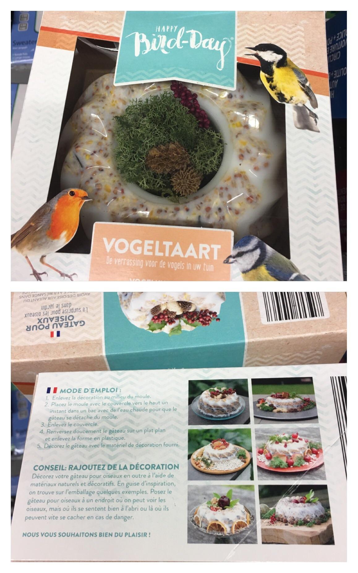 The ALDI in the the Netherland sells bird cakes... for BIRDDAYS r
