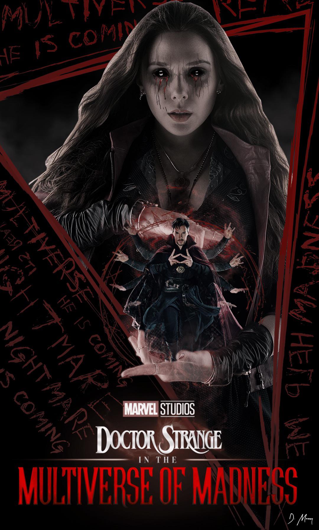 Created a horror inspired fanposter for Doctor Strange in the