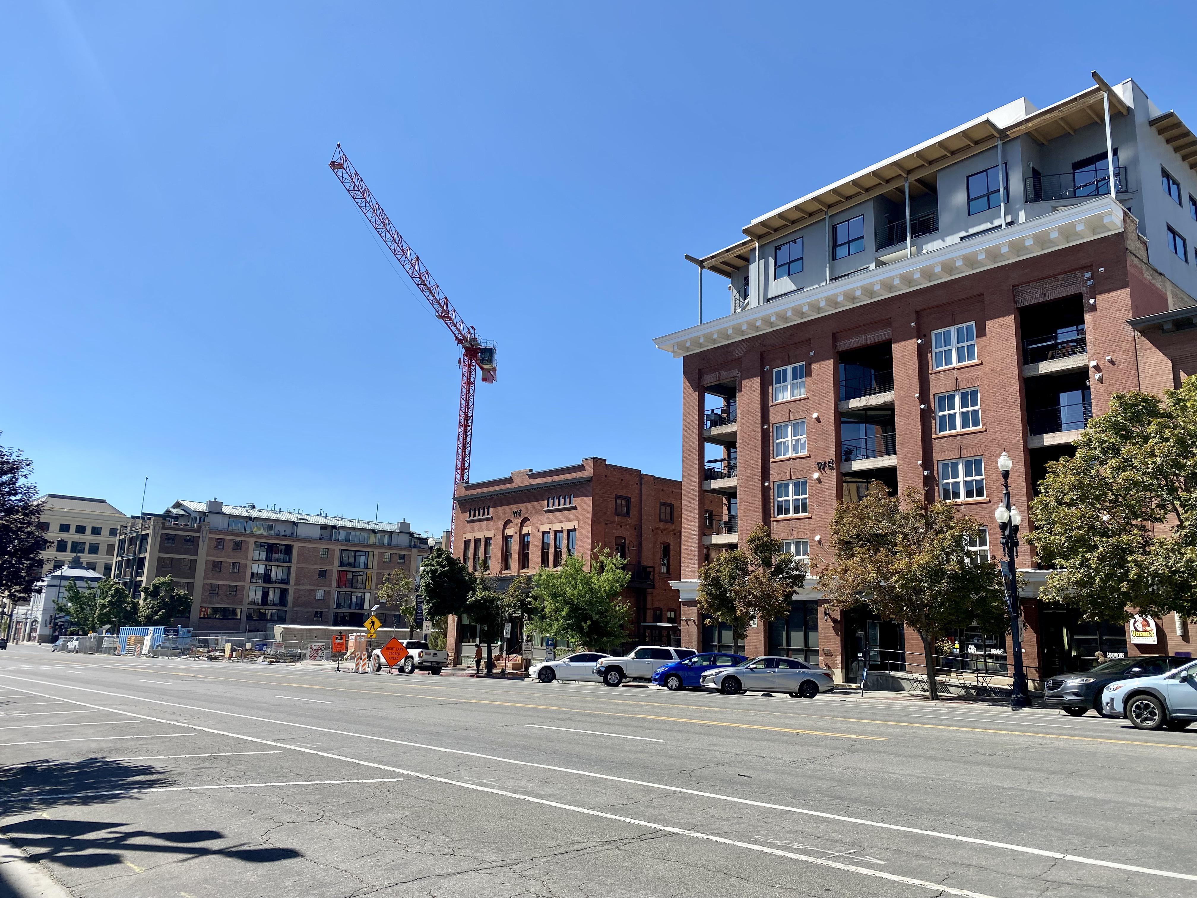 The crane is up at Zephyr Lofts! r/DevelopmentSLC