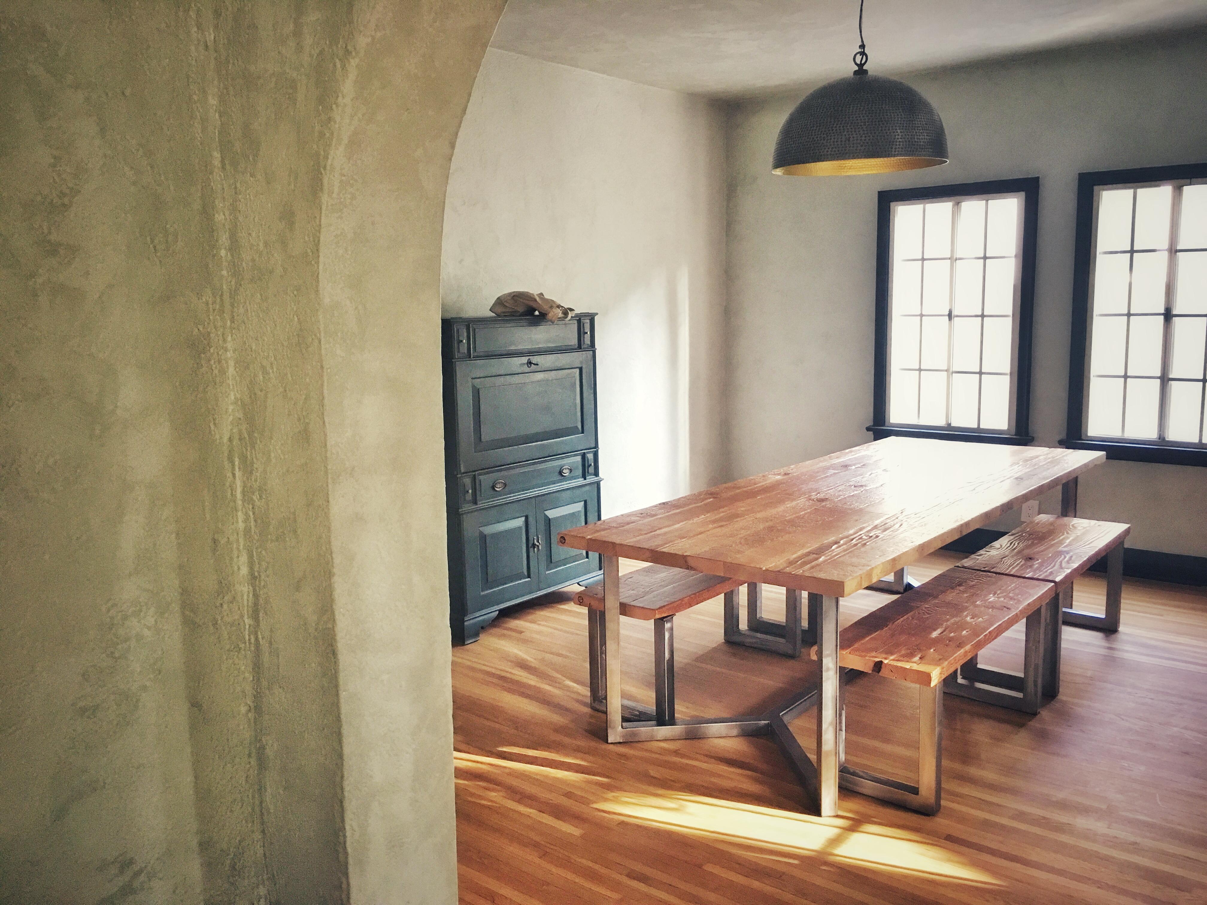 Trying to make reclaimed wood furniture look modern r/woodworking