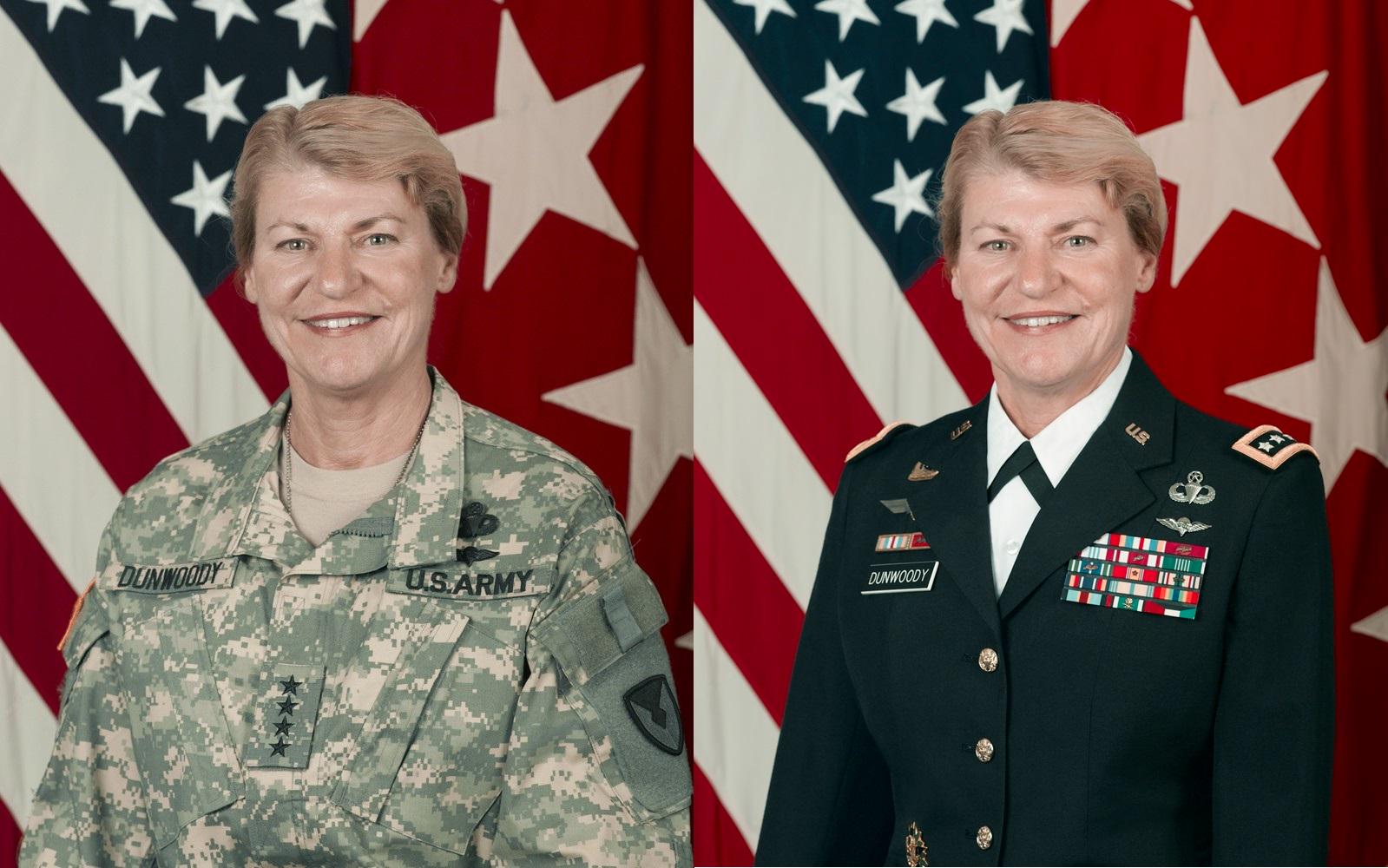 Came across these two nearidentical pics of retired General Ann
