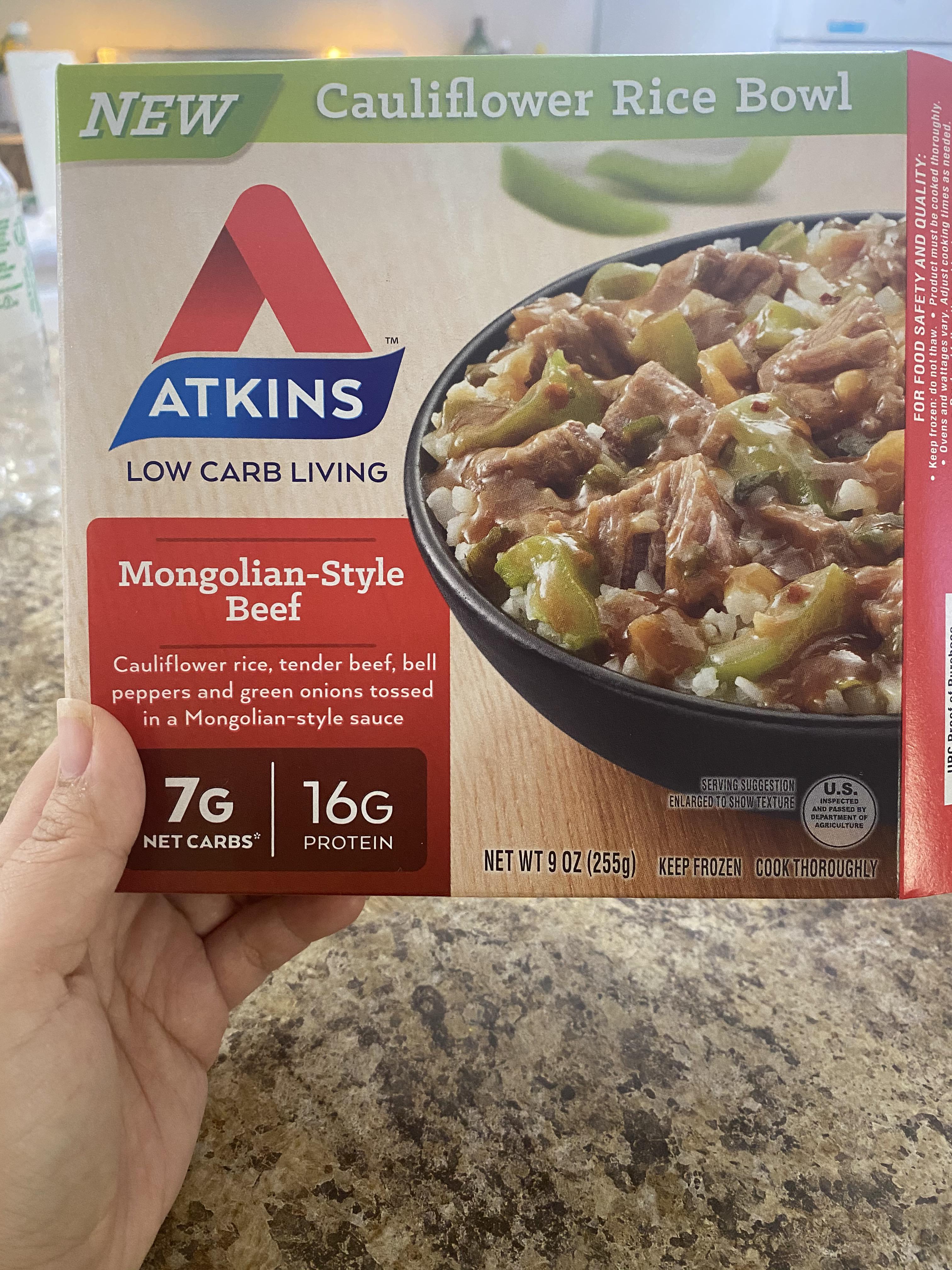 270 calories cauliflower rice bowl is actually not that bad , good to eat for 1 meal or addition