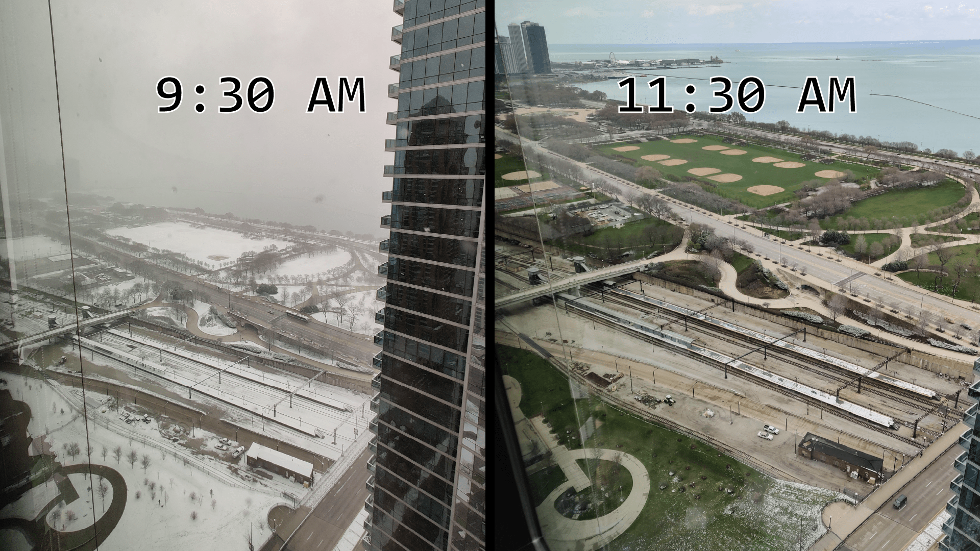 Crazy weather shift this morning in Chicago r/weather