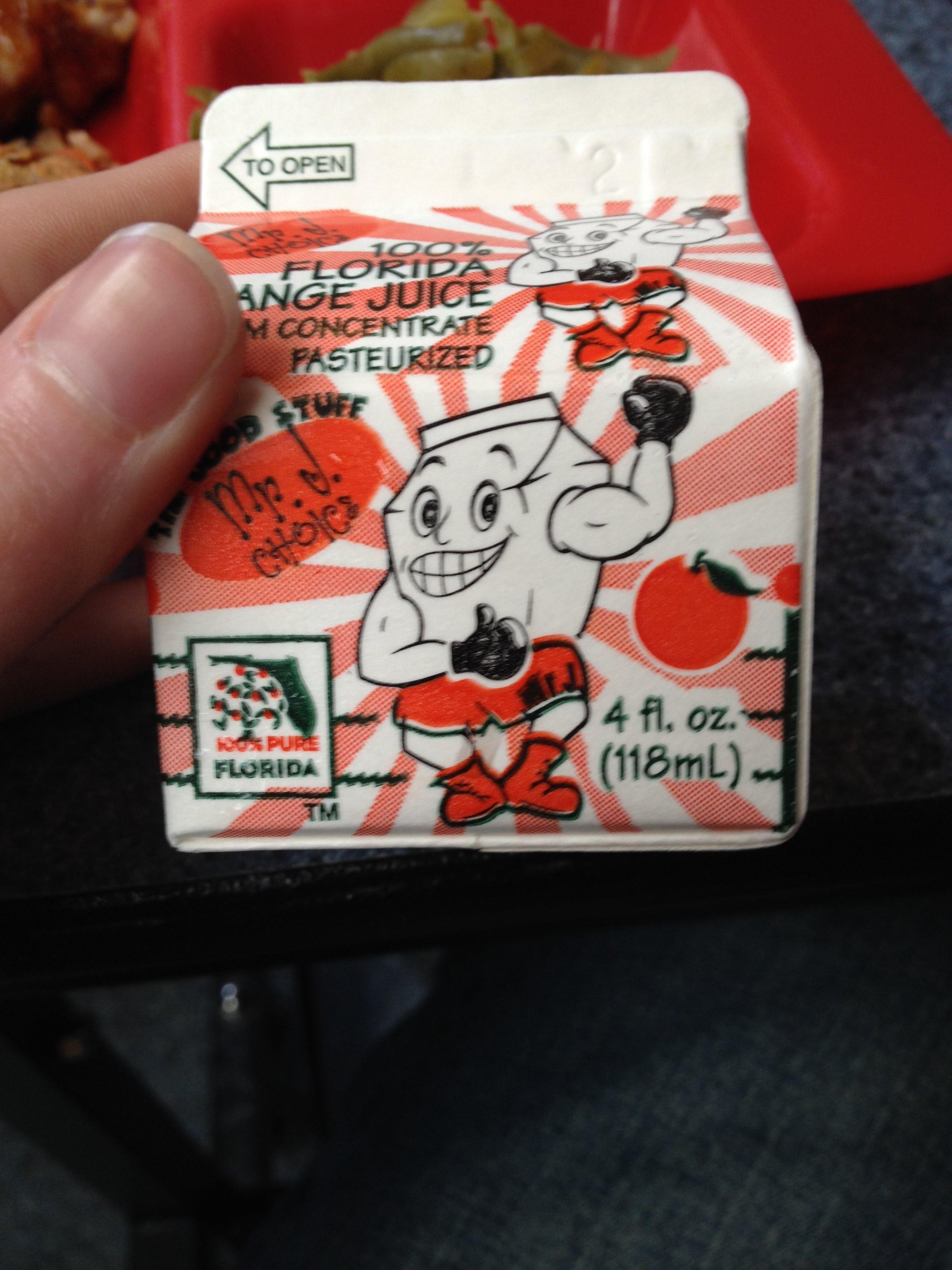 School Juice Carton