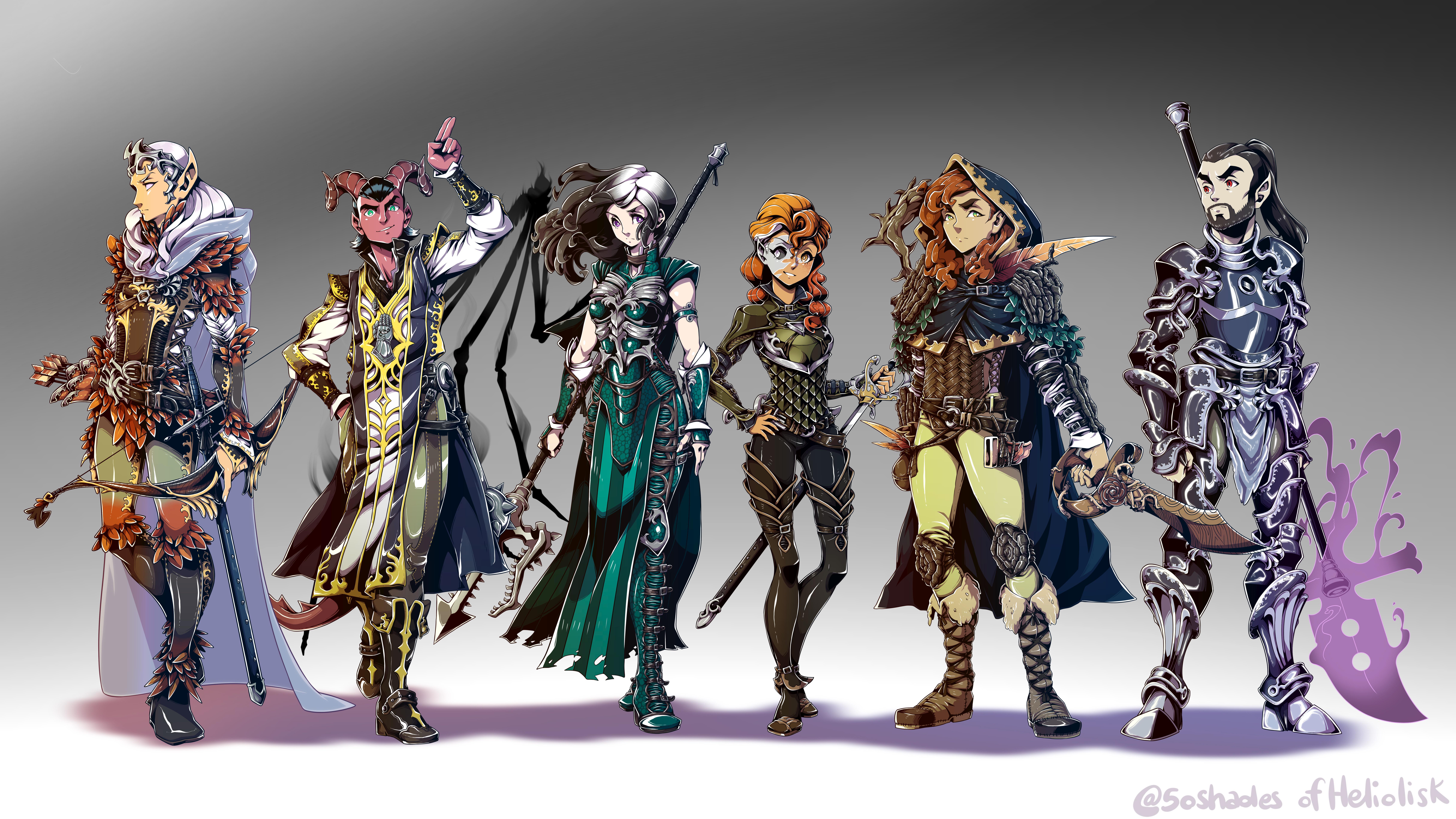 DnD Party Commission [Art] r/DnD