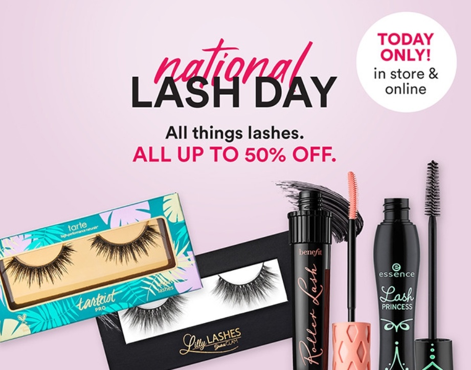 ULTA National Lash Day Select mascaras and lashes up to 50 off r