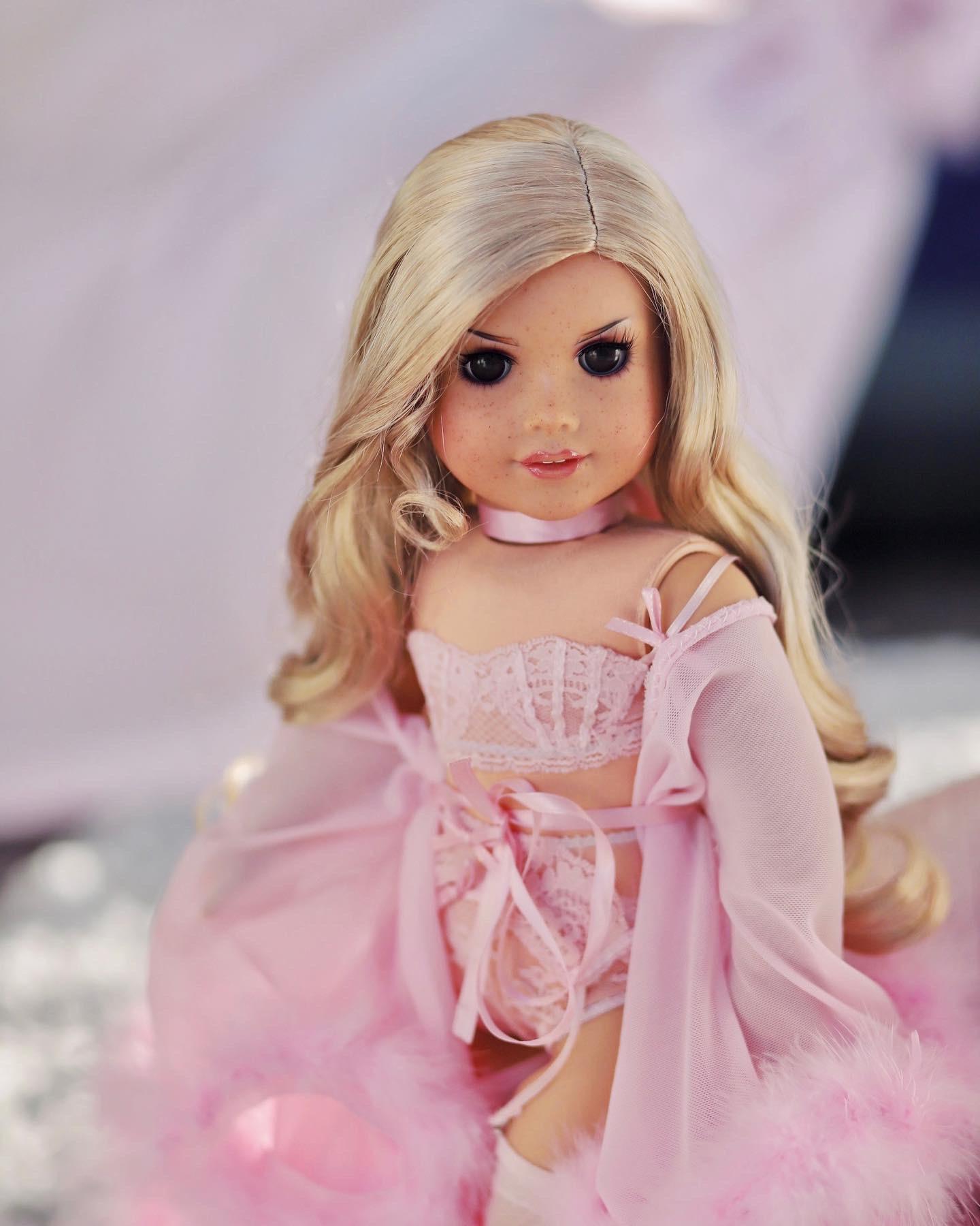 American girl doll Joss Kendrick custom faceup by yours truly I love