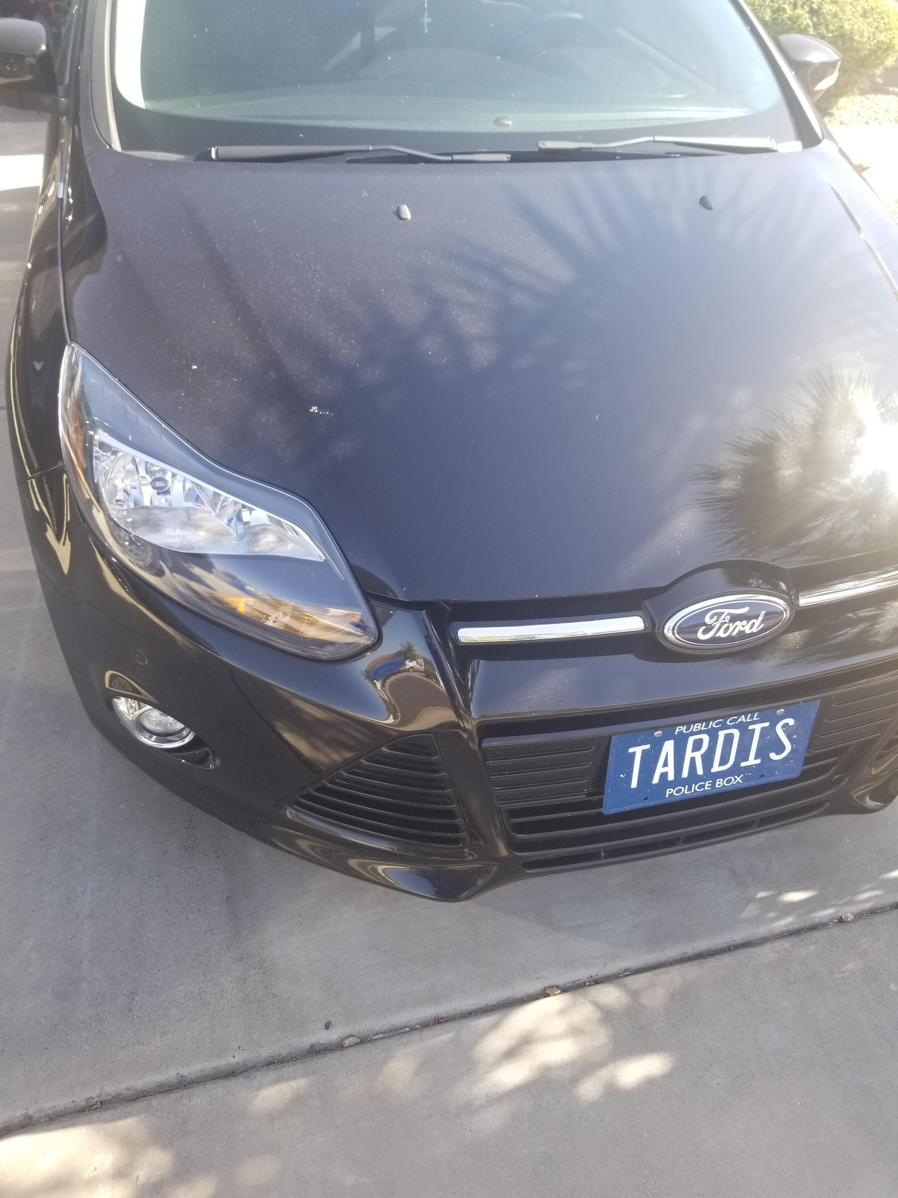 Worst part about a black car in AZ isn't the heat, its the dust. r/FordFocus