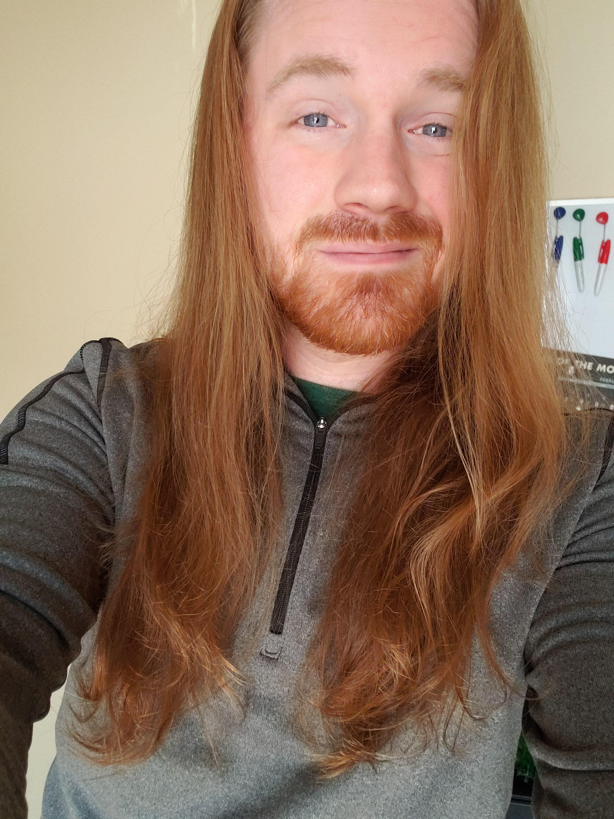 My family jokingly calls me Ginger Jesus. What better day to let it
