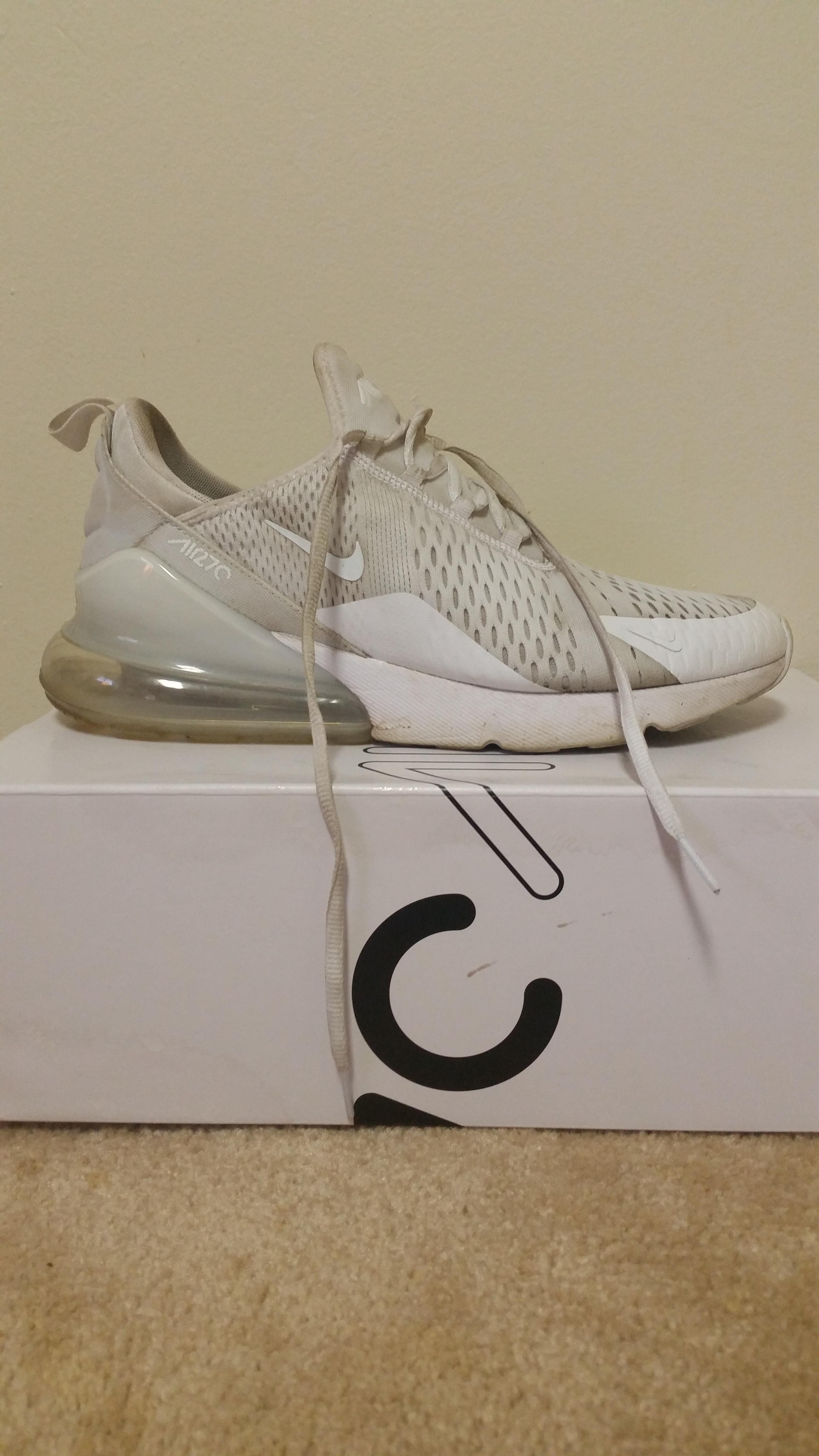 Need advice on how to clean air max 270s Sneakers